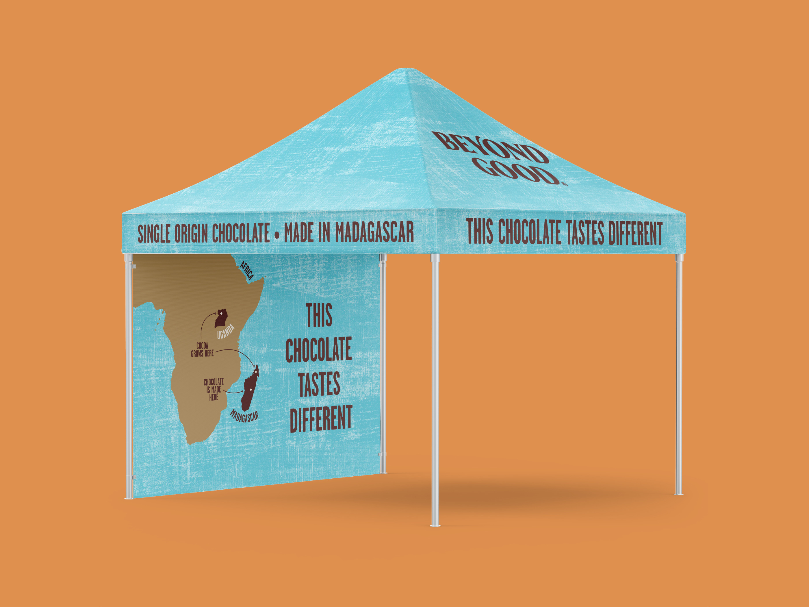Chocolate Display Booth Popup Tent