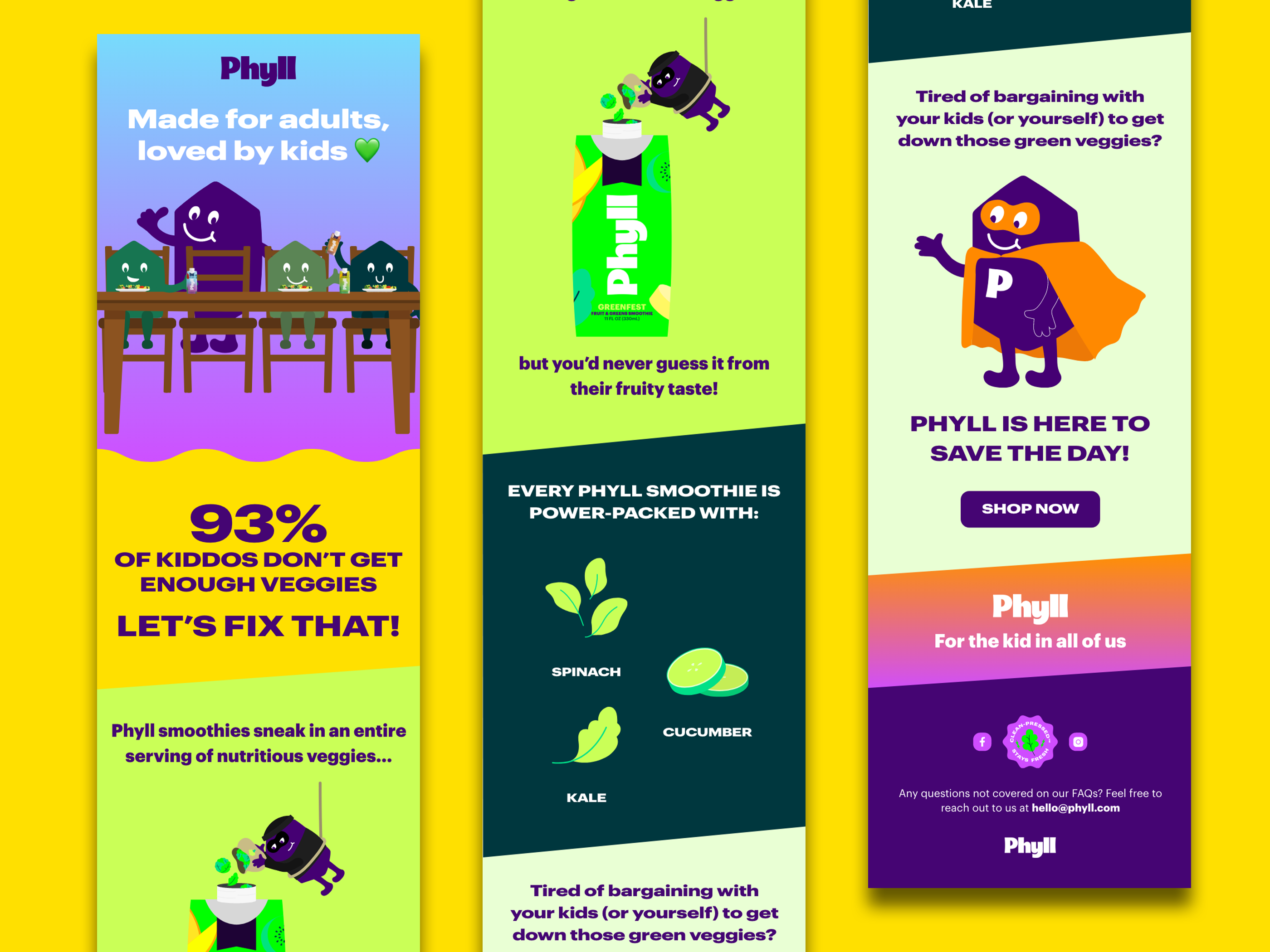 Healthy Drink Newsletter Design