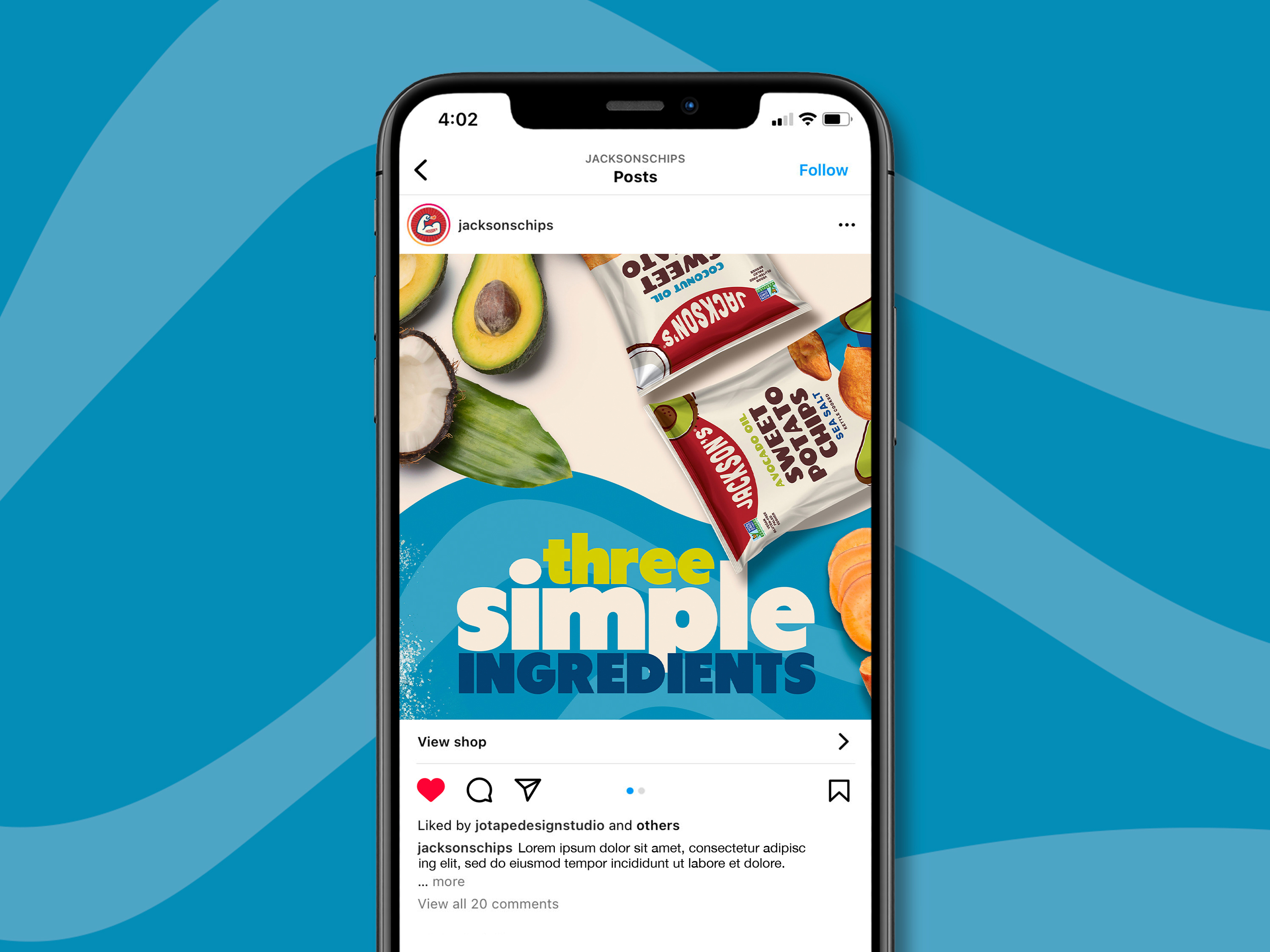 Chips Social Media Design