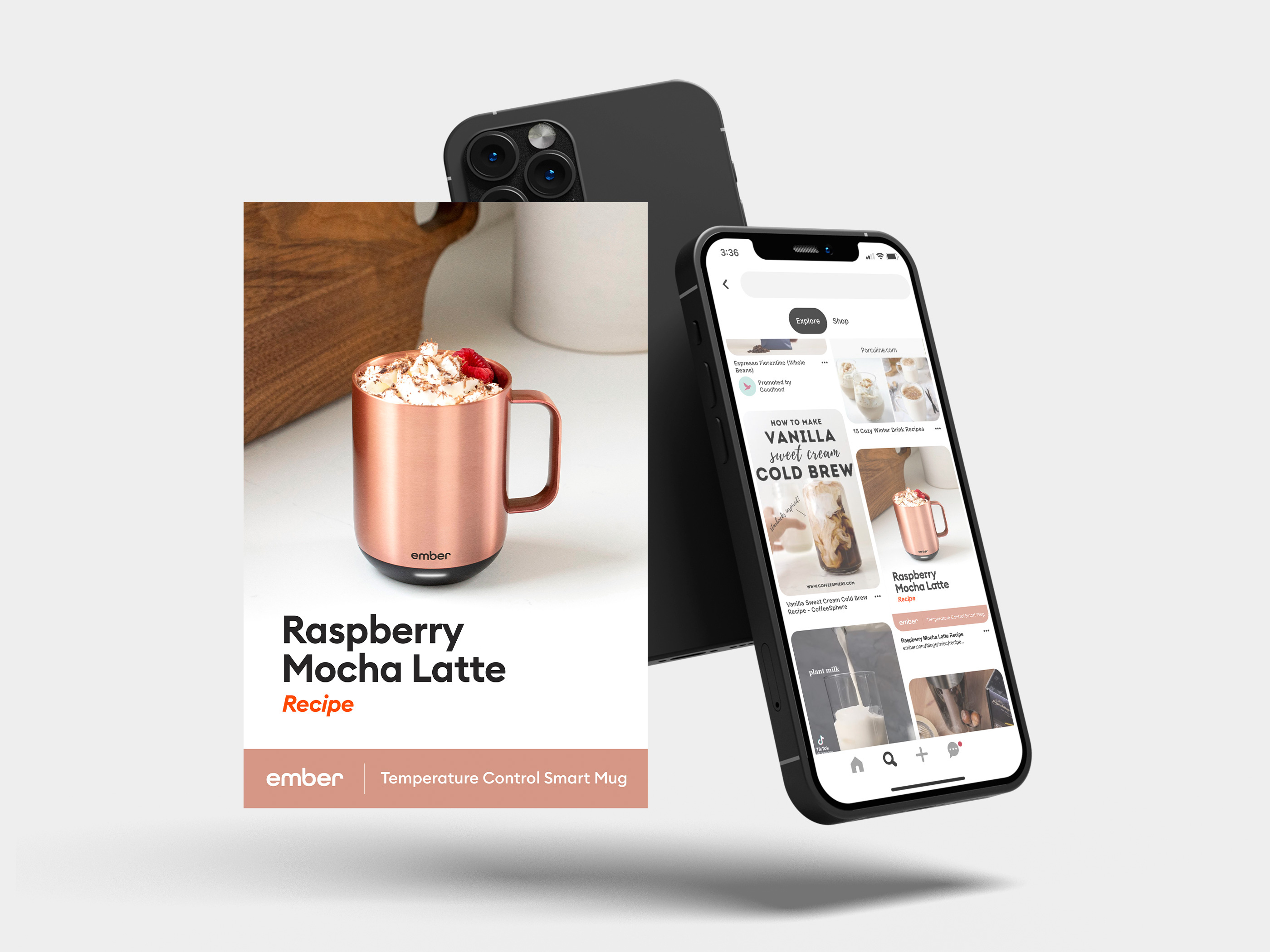 Web Banner Design for Smart Mug