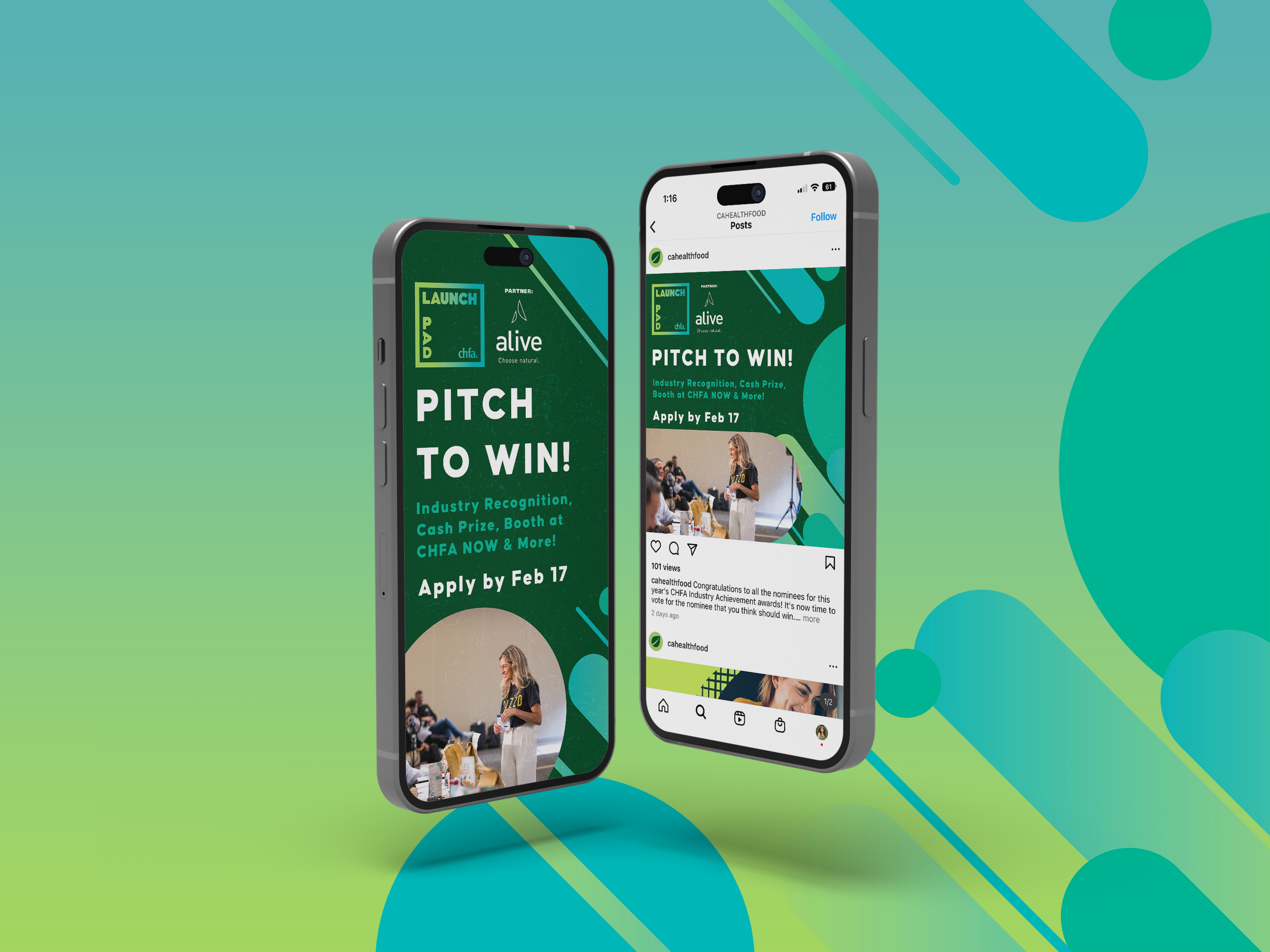 Health Food Association Social Media Design