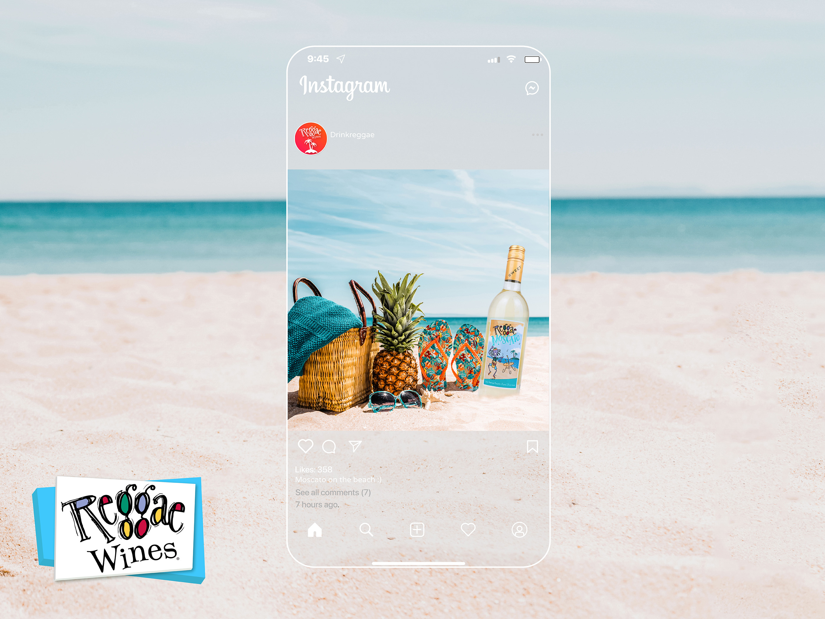 Wine Social Media Post Design