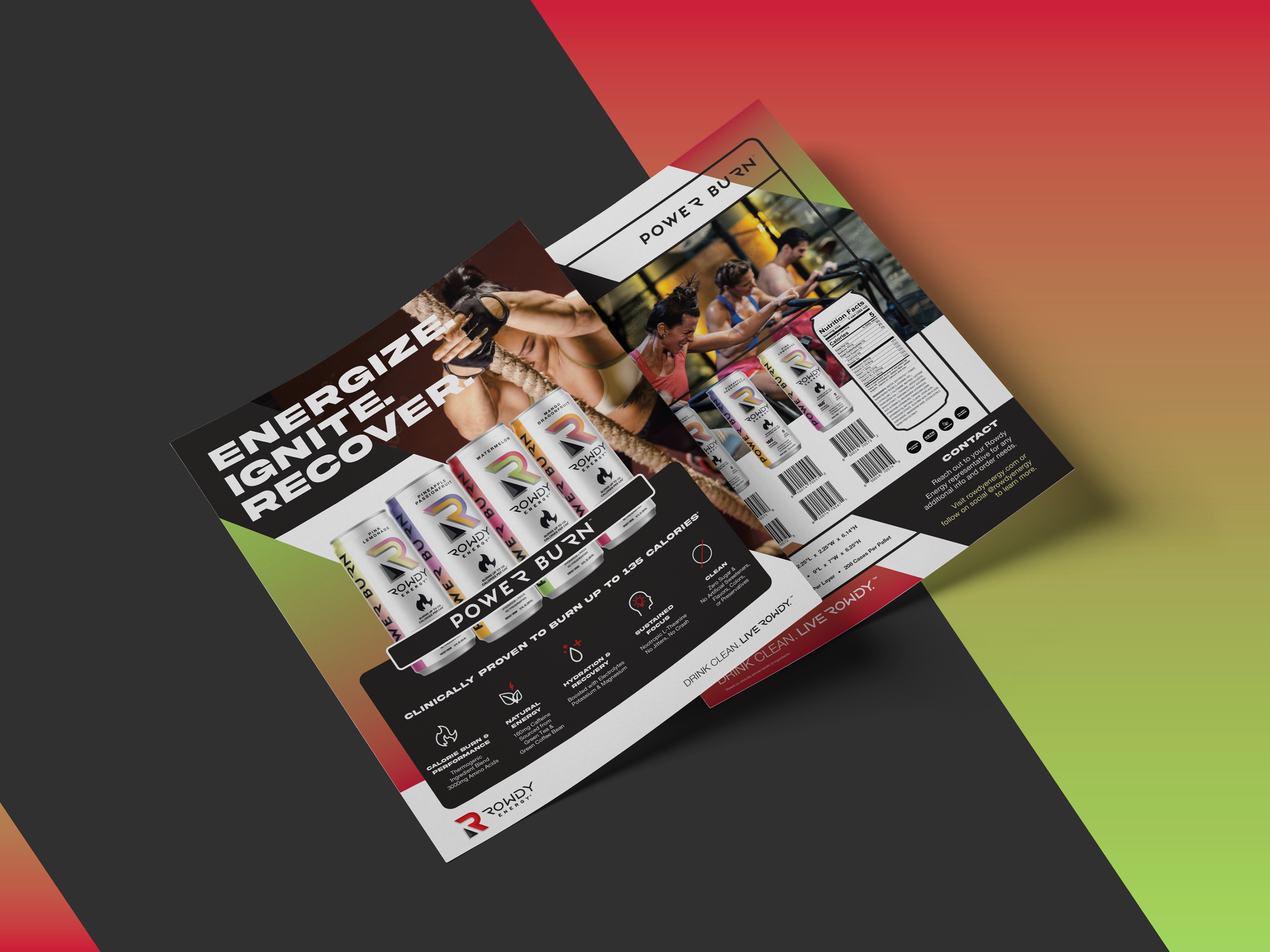 Energy Drink Flyer Design