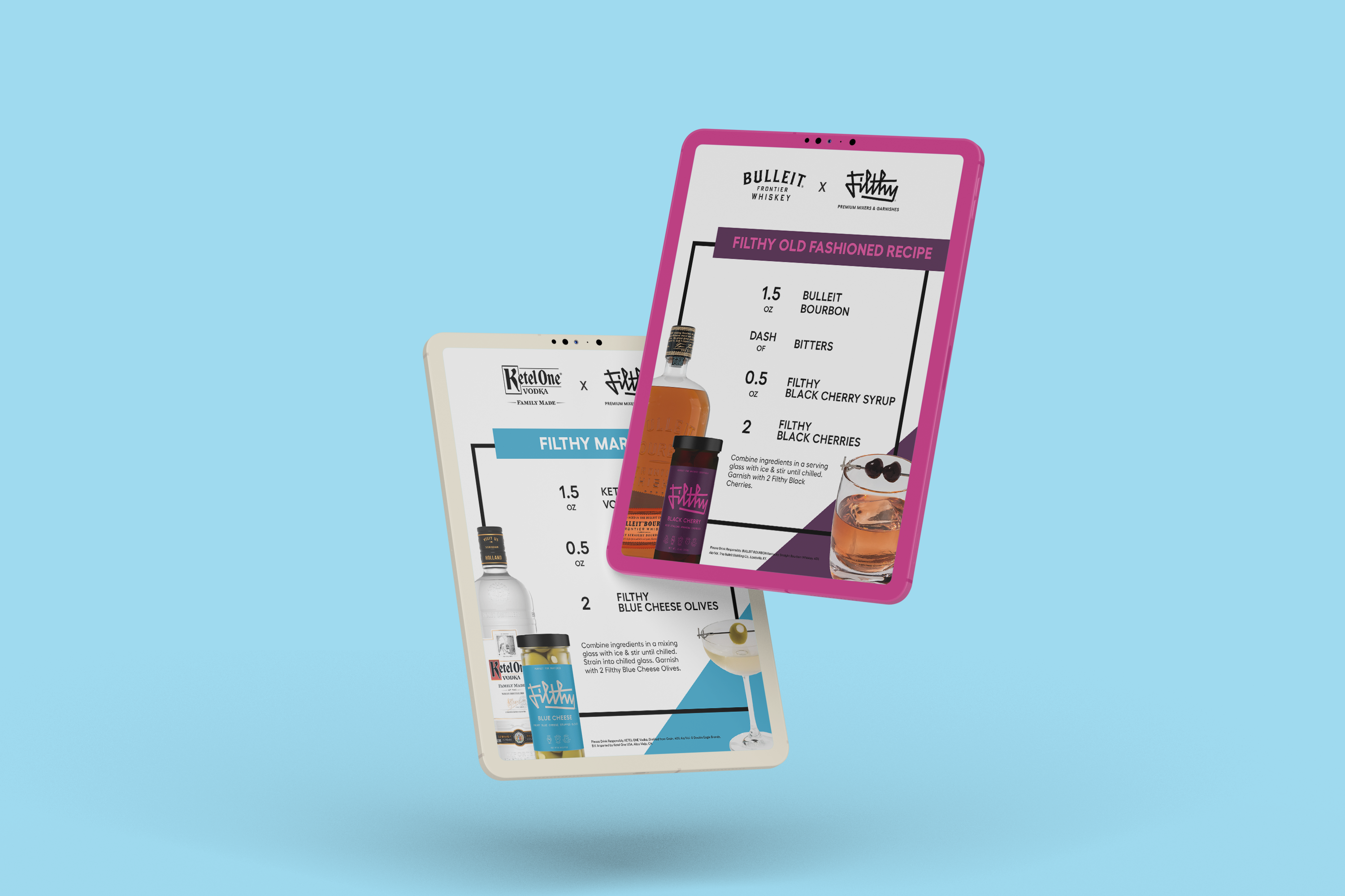 Drink Recipe Digital Flyer