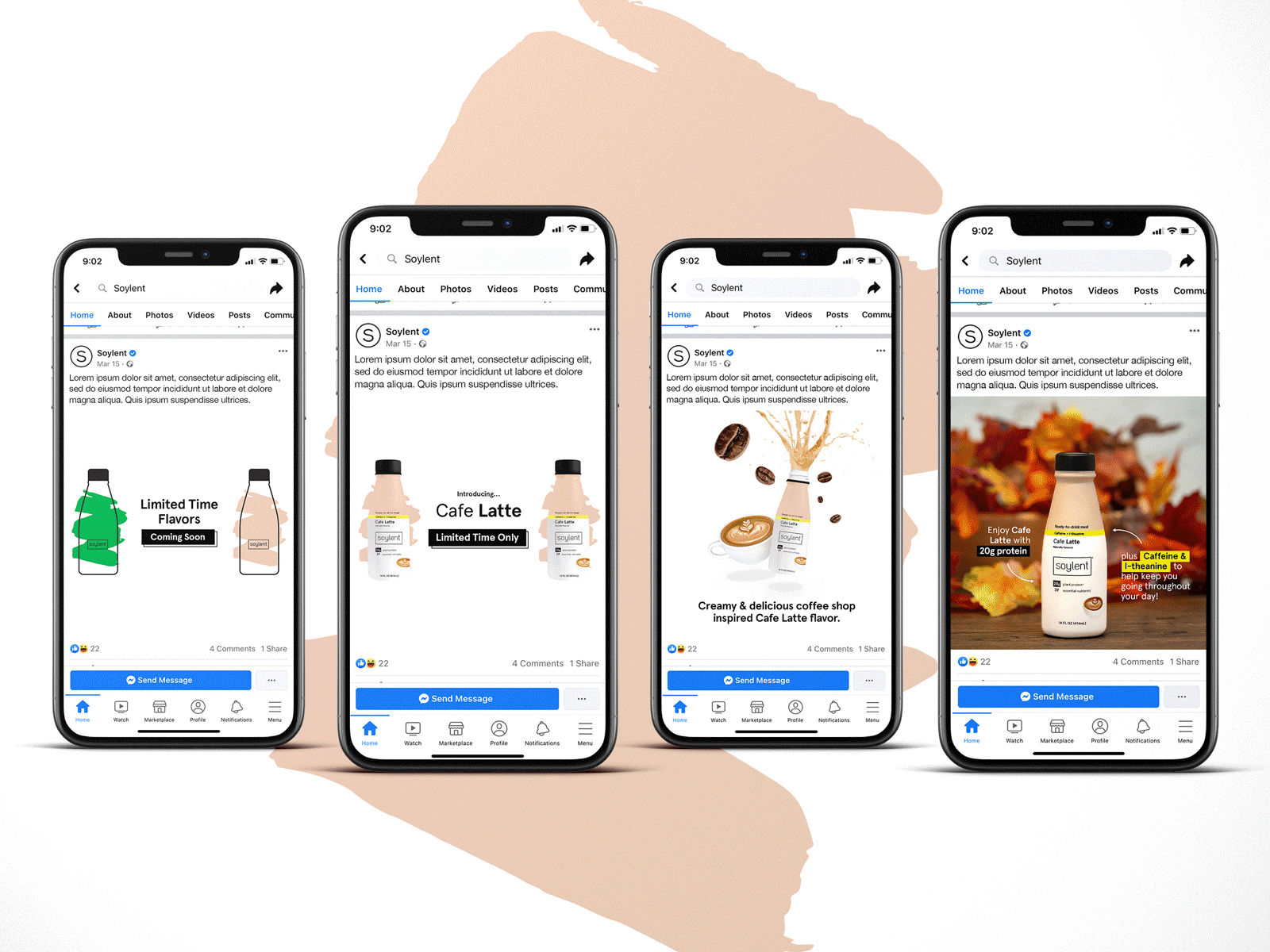 Gingerbread Drink Social Graphics