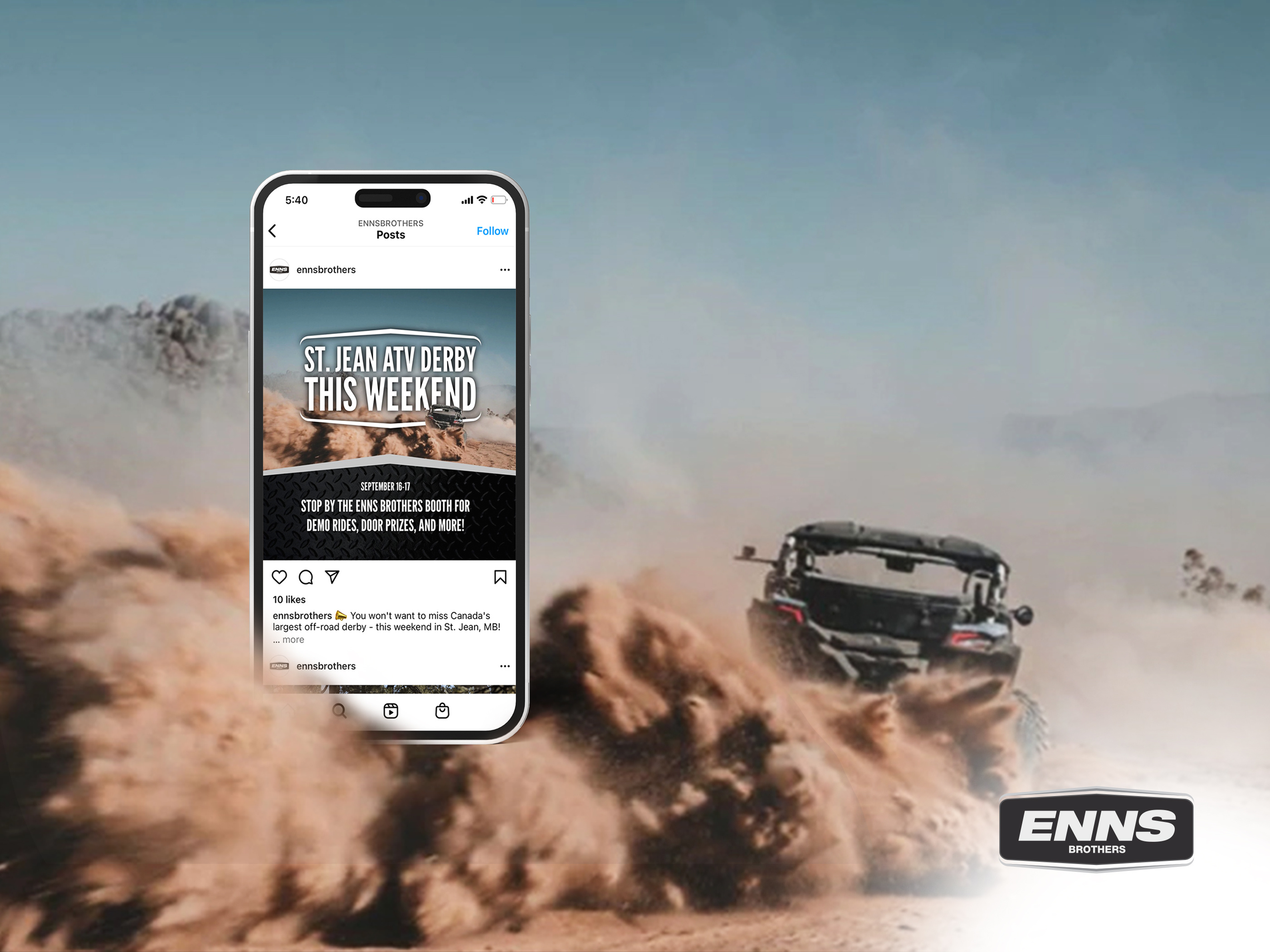 Off-road Social Media Event Graphic