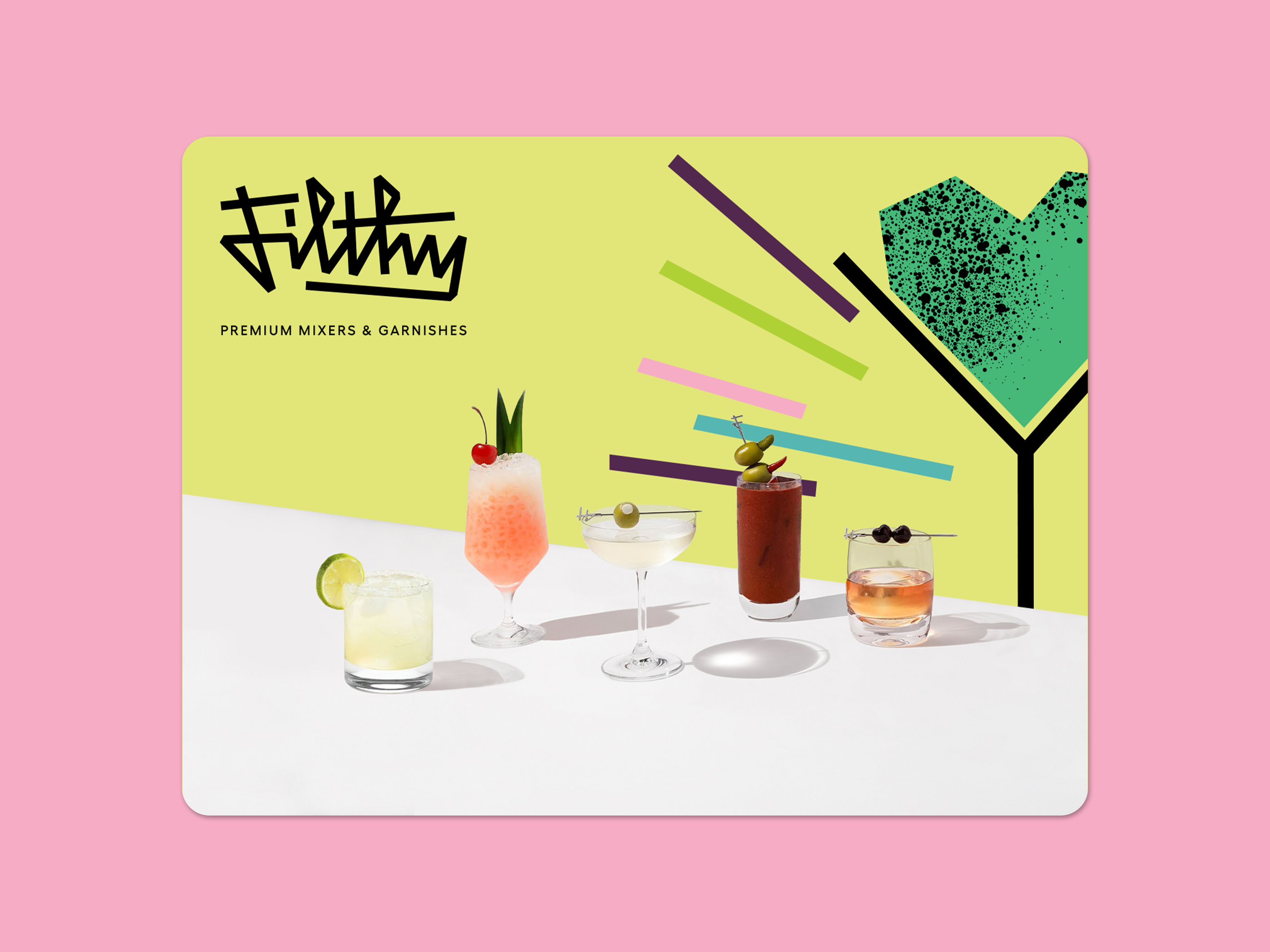 Drink Garnishes Photo Edit and Design