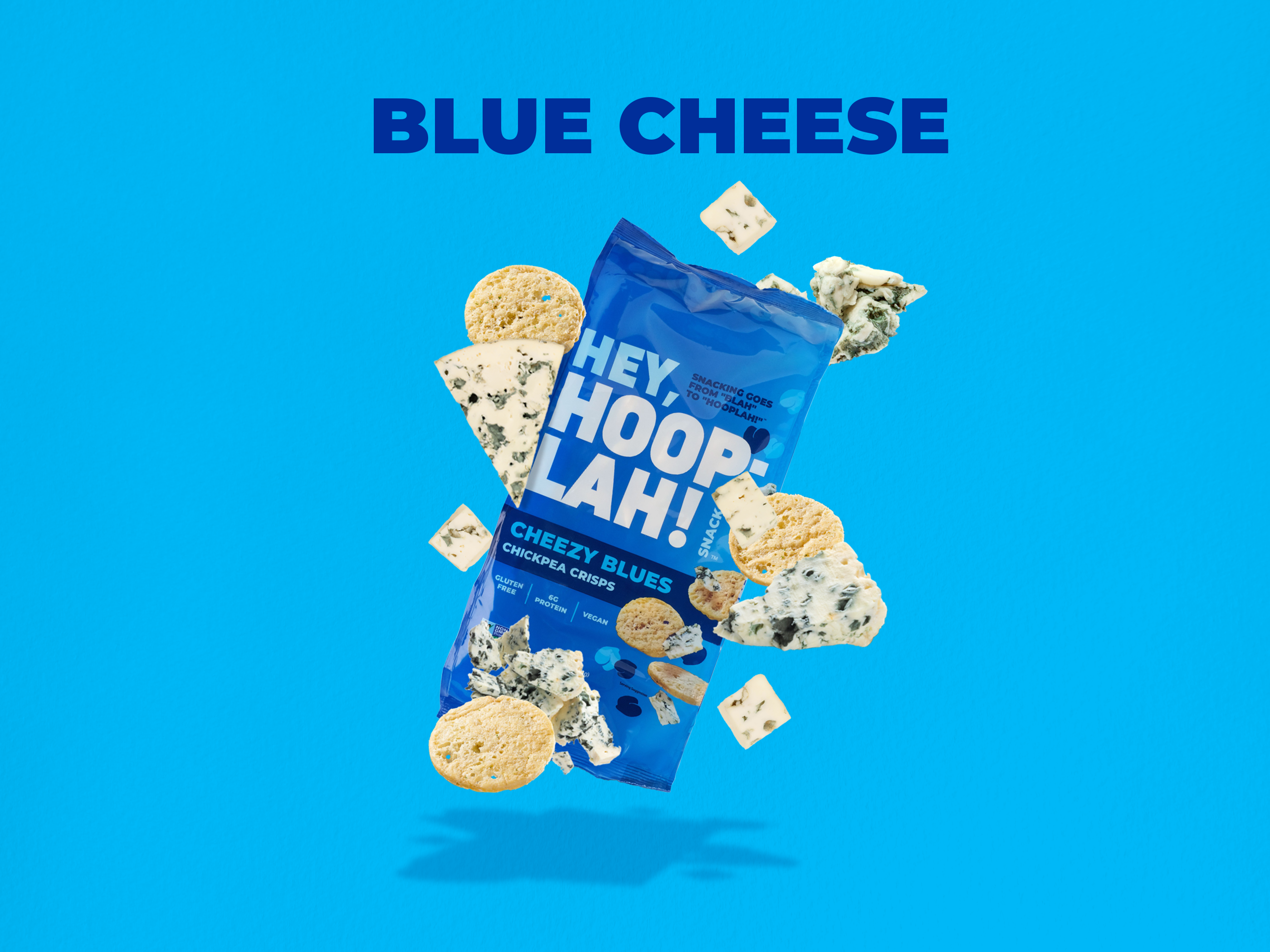 Chickpea Crips Blue Cheese Design