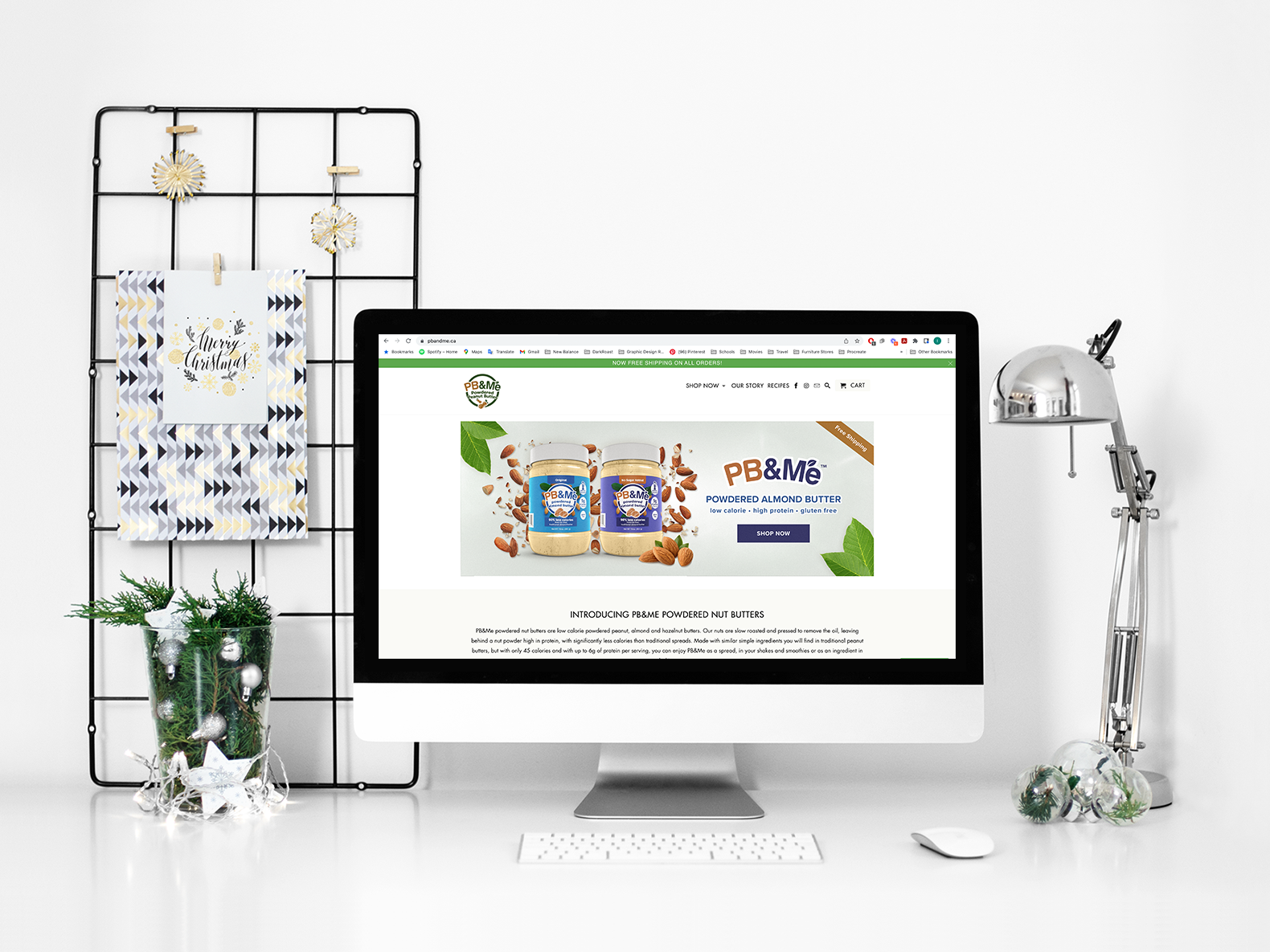 Almond Butter Banner Design