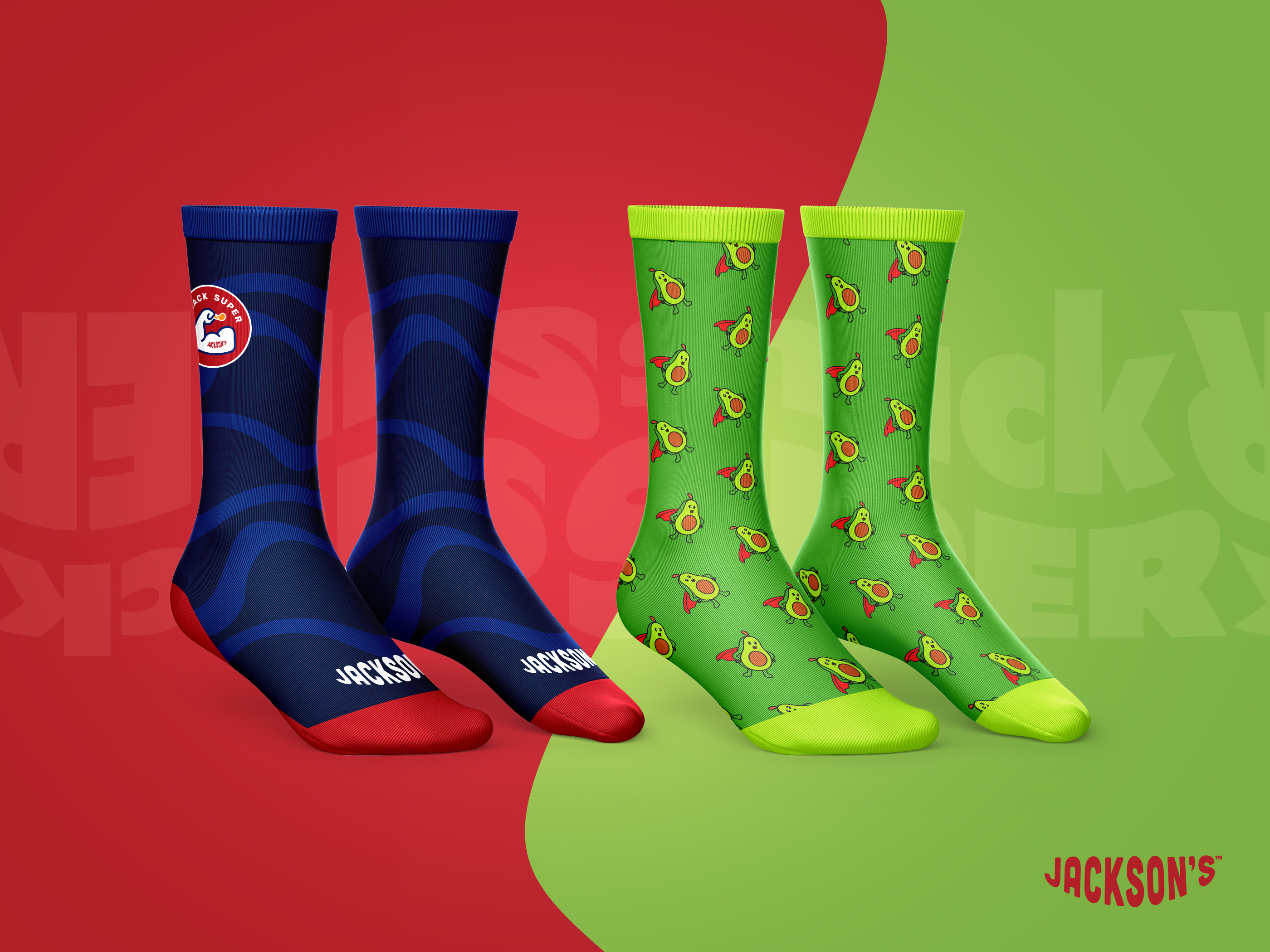 Sock Design for Snack Brand