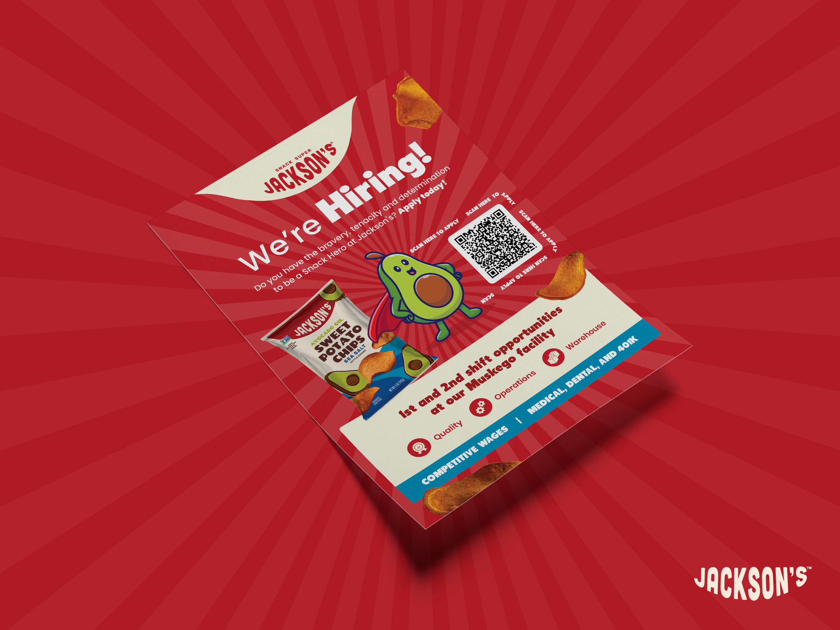 Snack Company Hiring Poster