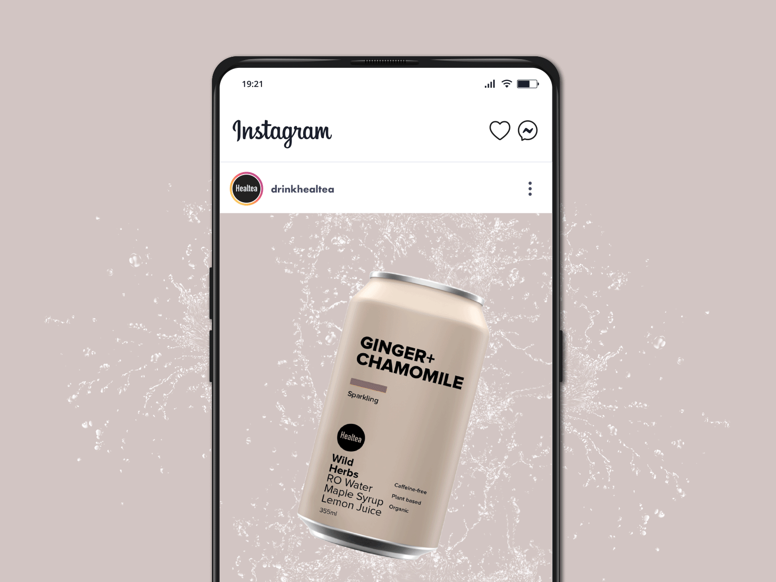 Social Media Design for Tea Drink