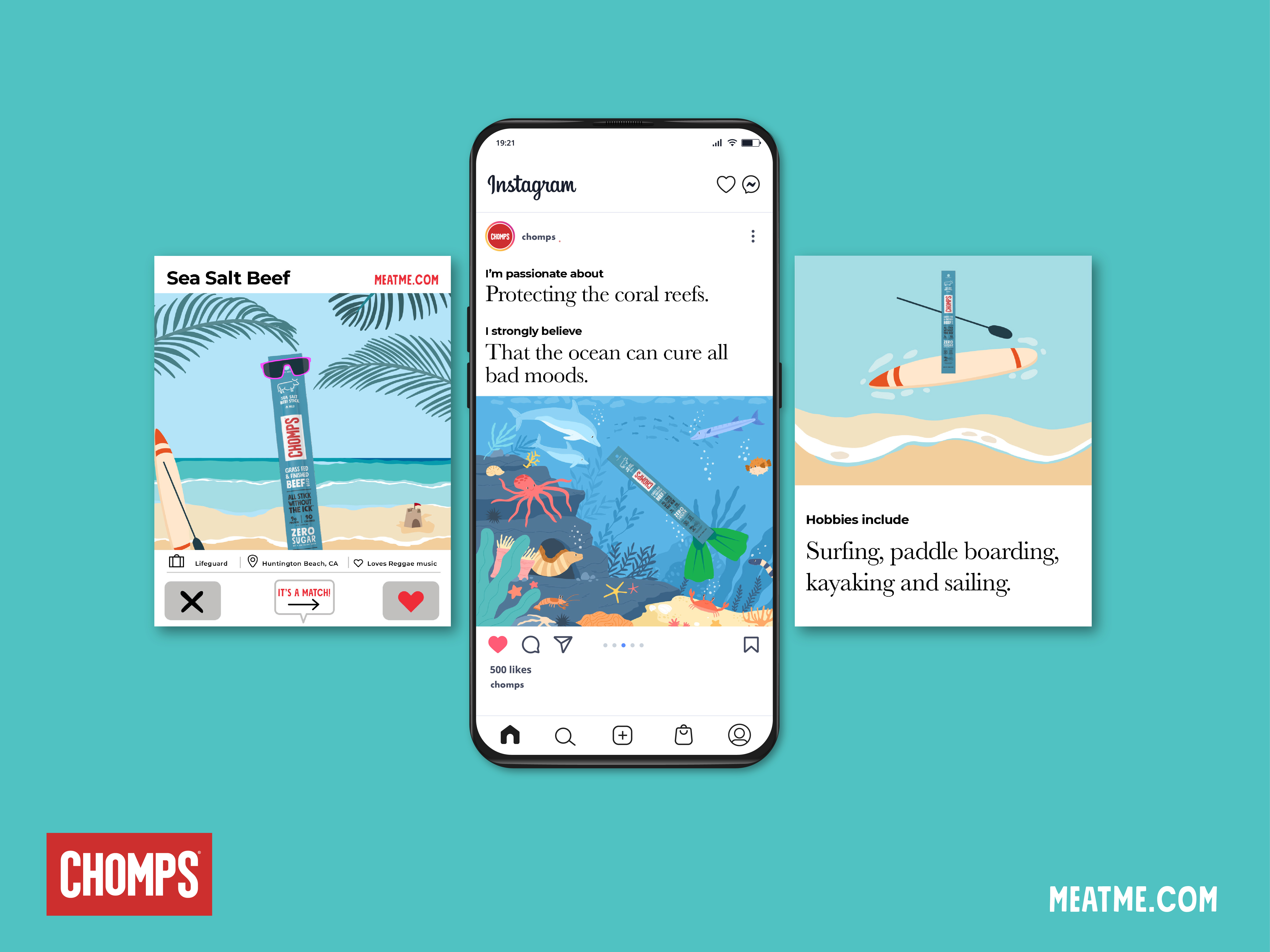 Meat Snack Social Media Content Design