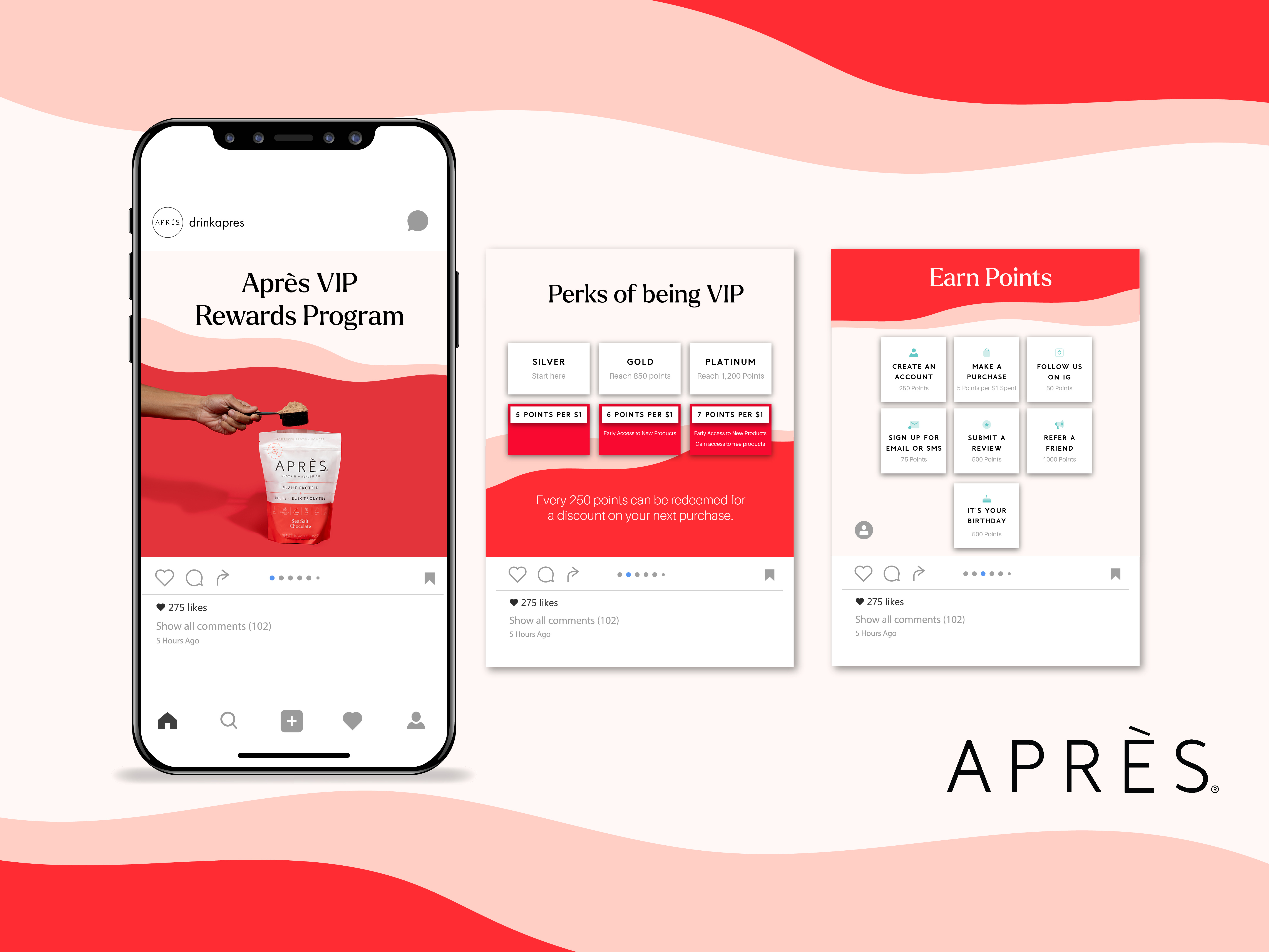 Social Media Design for Protein Drink Brand