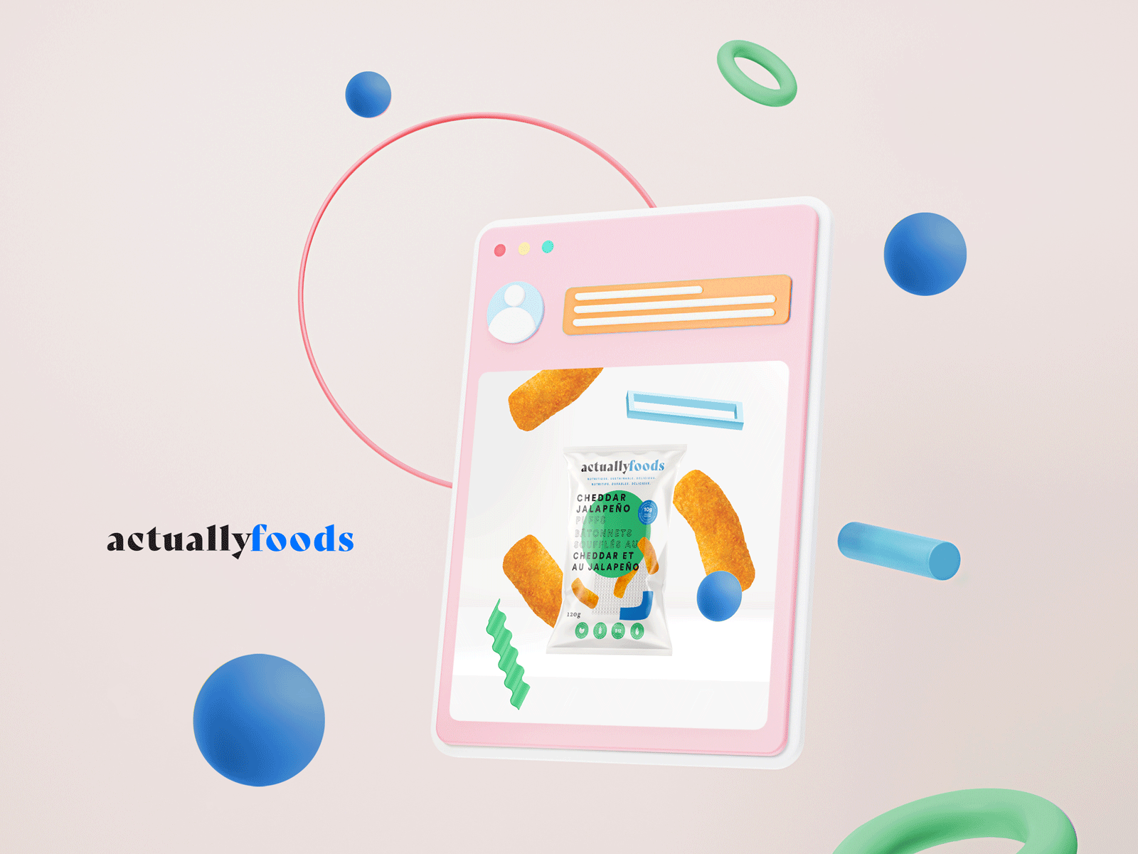 Snack Food Social Media Design