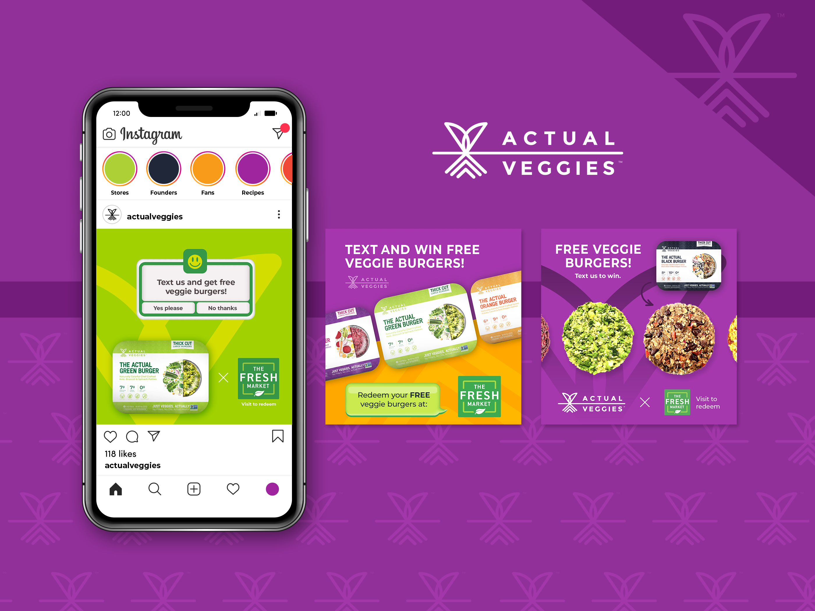 Social Media Design for Veggies