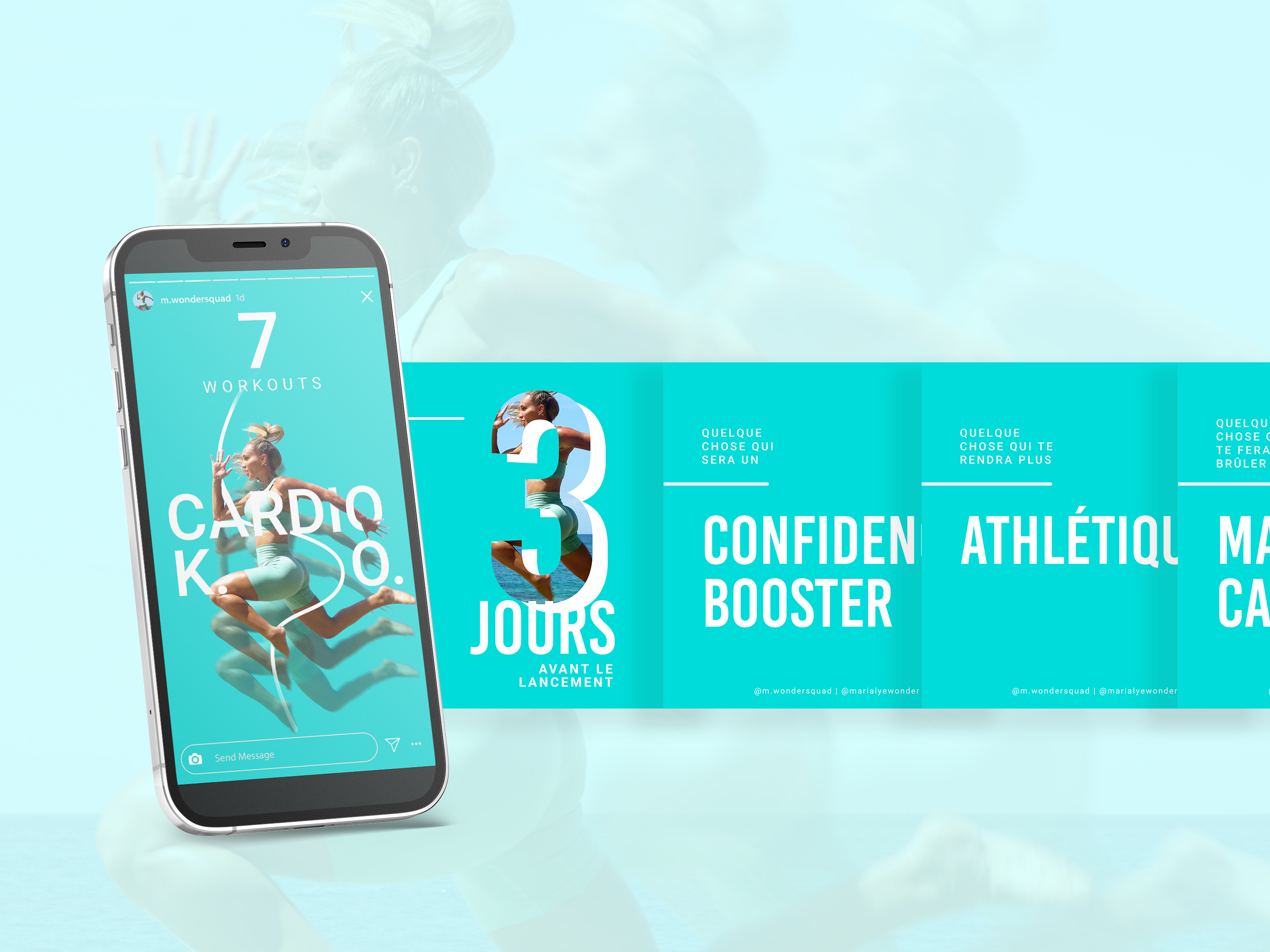 Social Media Design for Cardio App