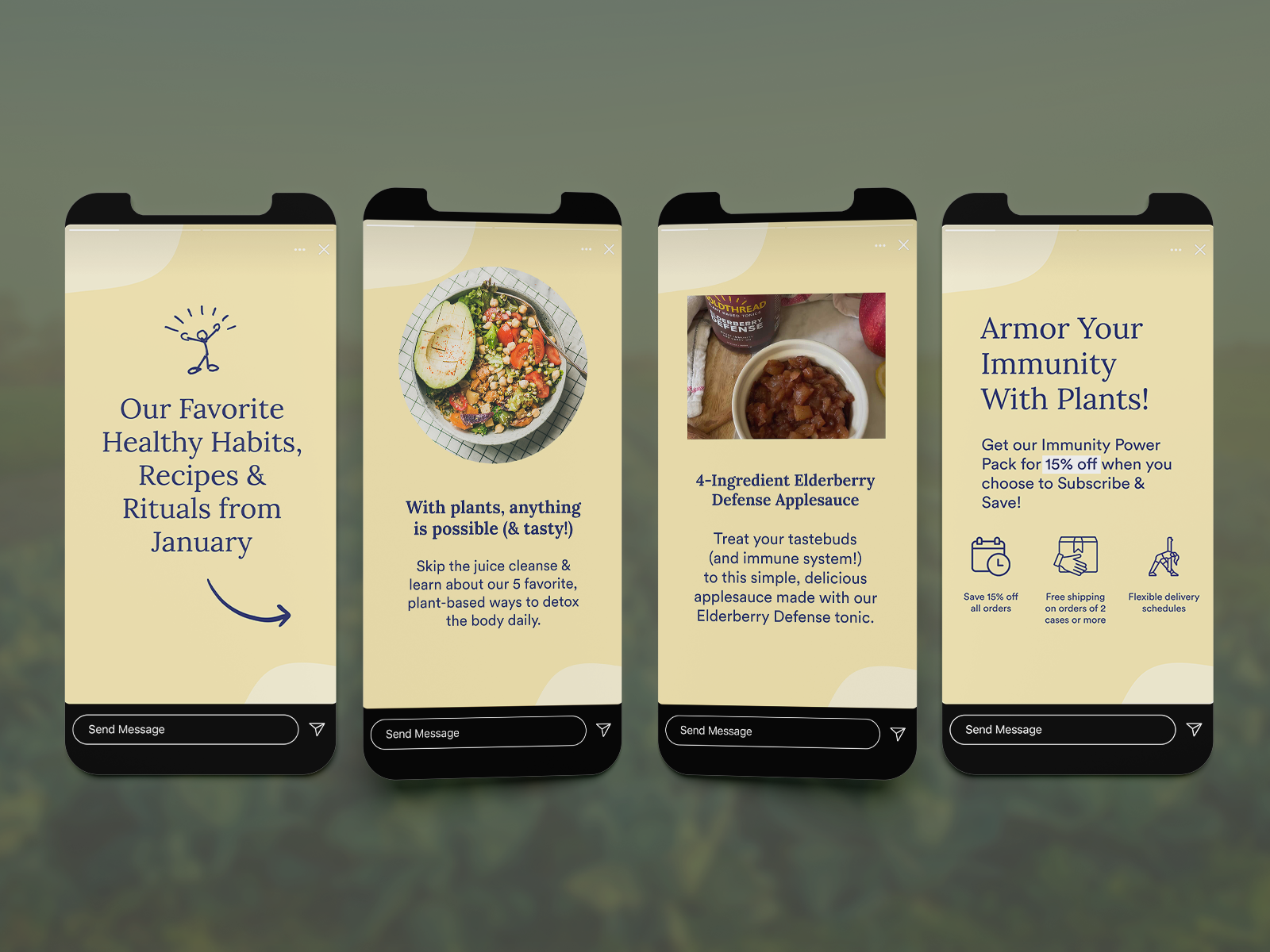 Healthy Informative Social Media Post Design