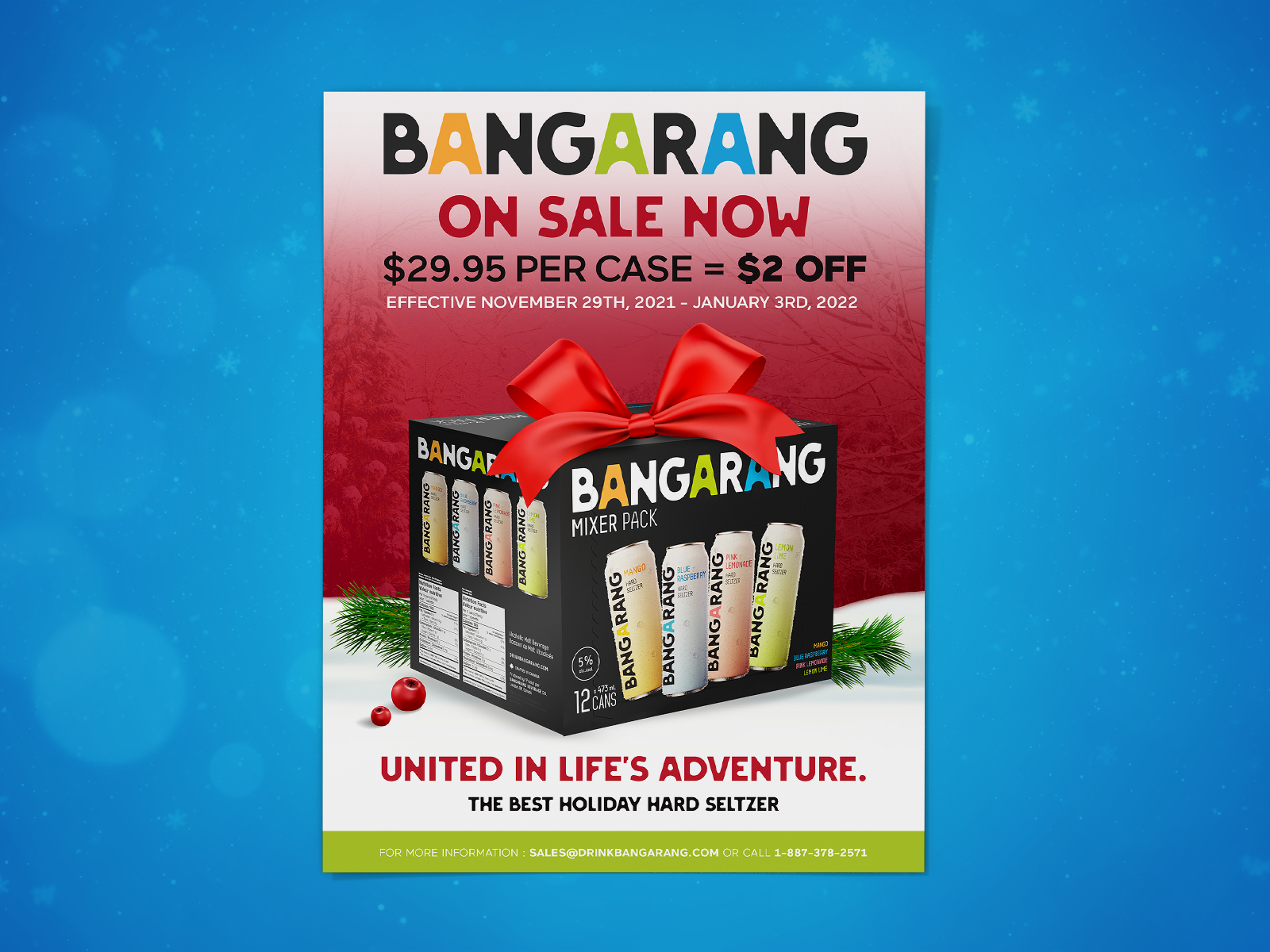 Beverage Sale Flyer Design