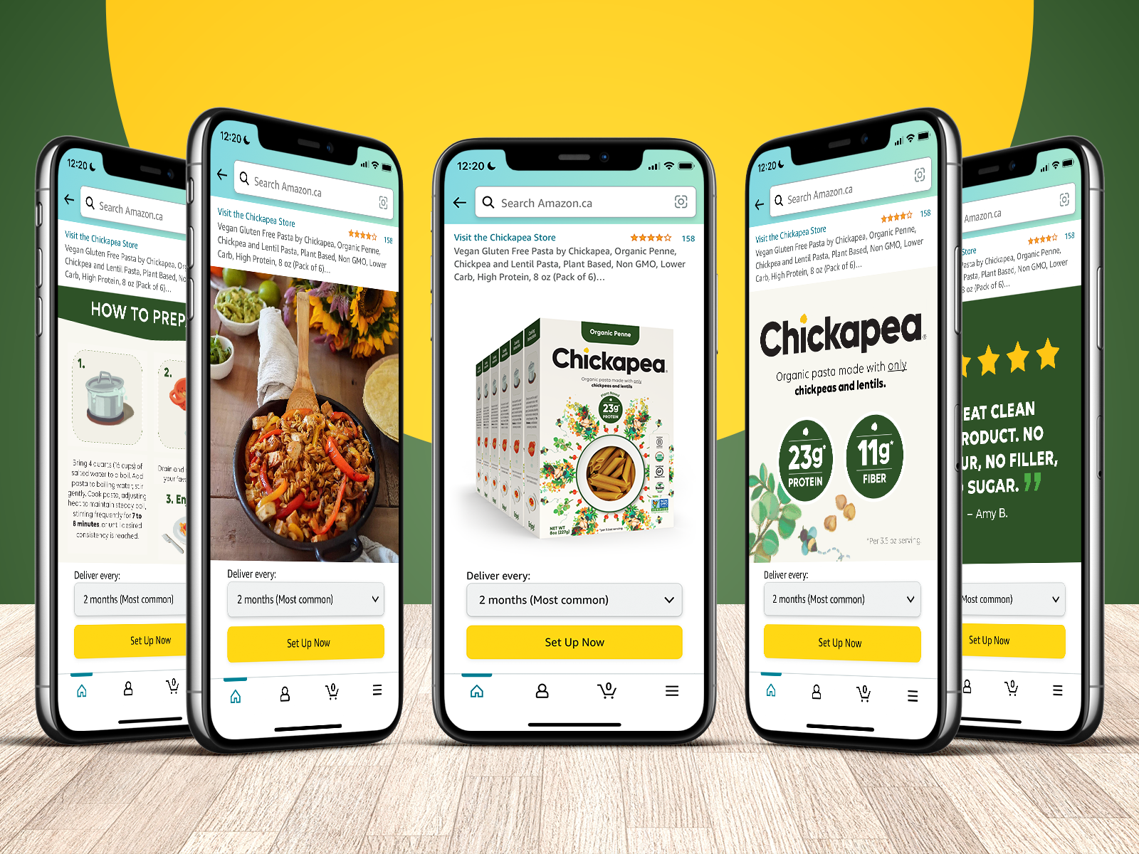 Amazon Ecommerce Graphics for Health Food Brand