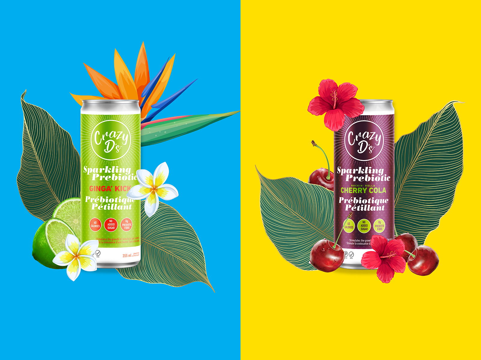 Can Design + Illustration for Beverage Company