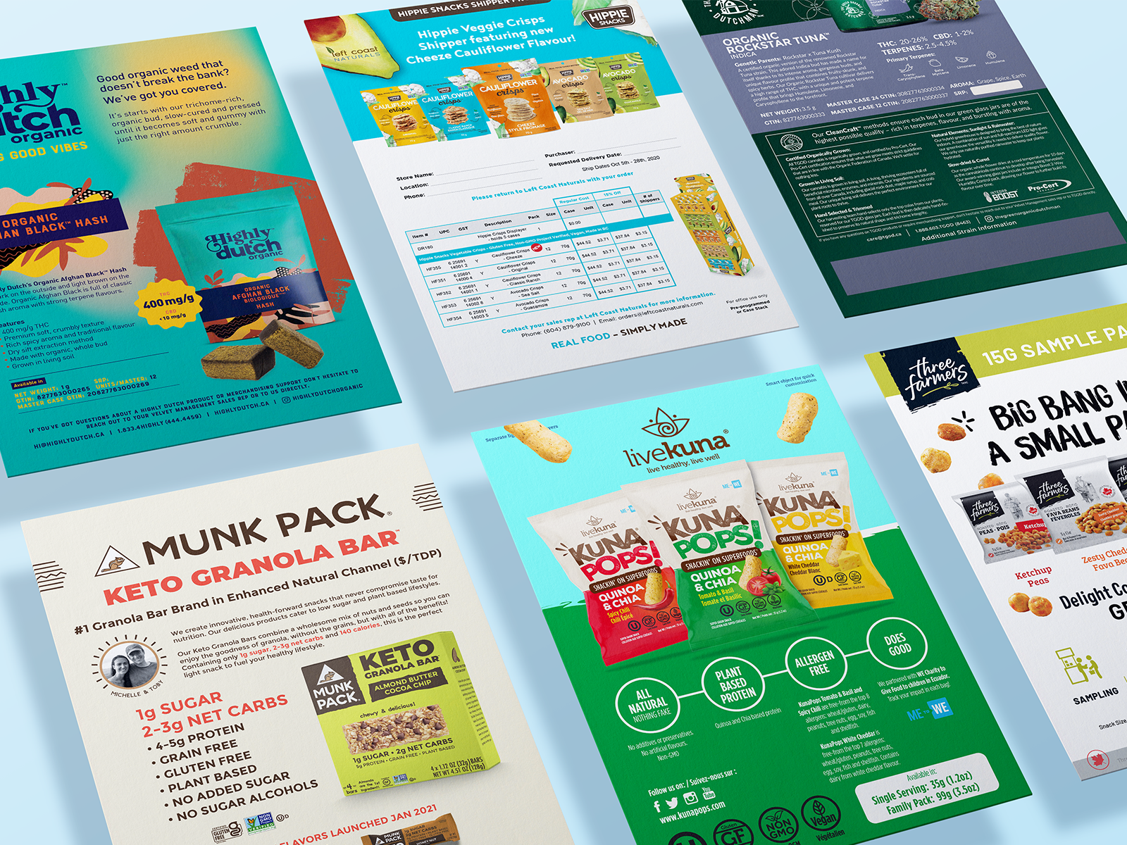 Sell Sheet Design for Consumer Goods