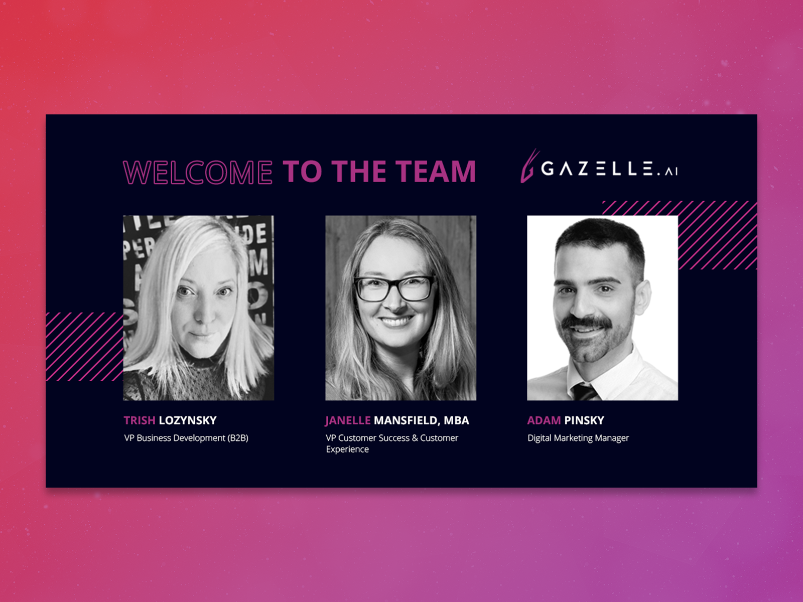 Staff Profile Graphic Design for Business