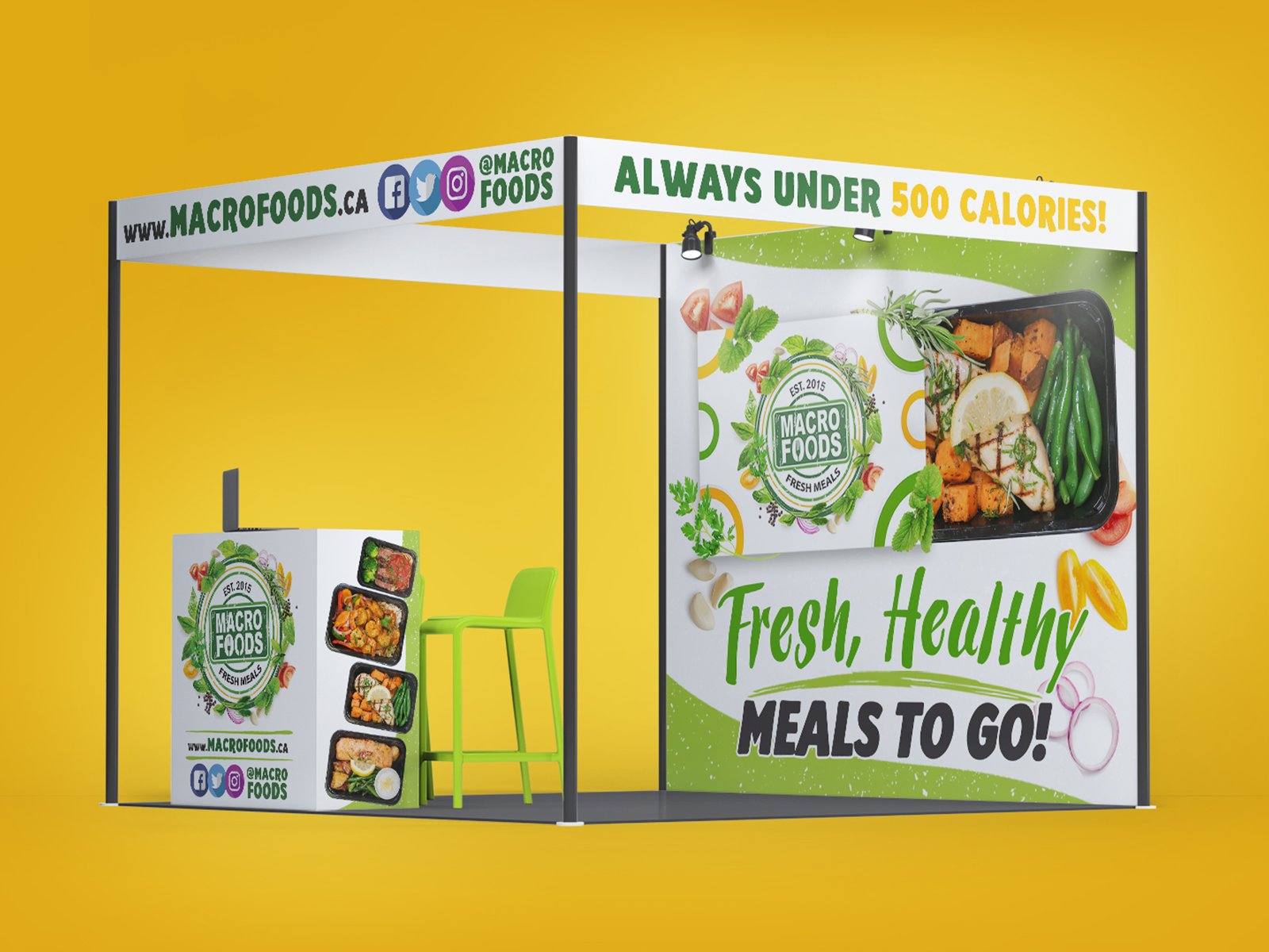 Trade Show Booth Design Mockup