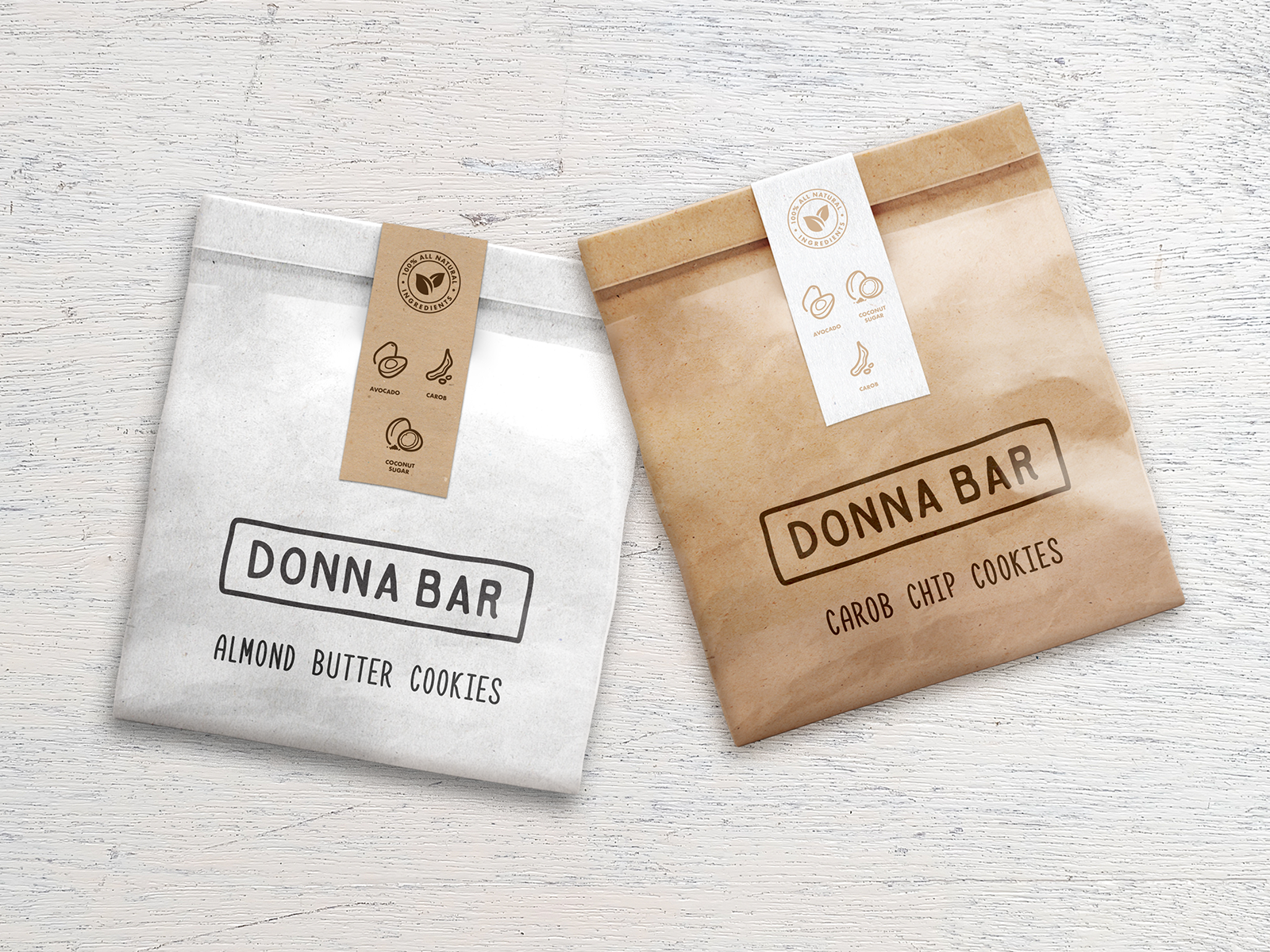 Food Package Paper Design Mockup