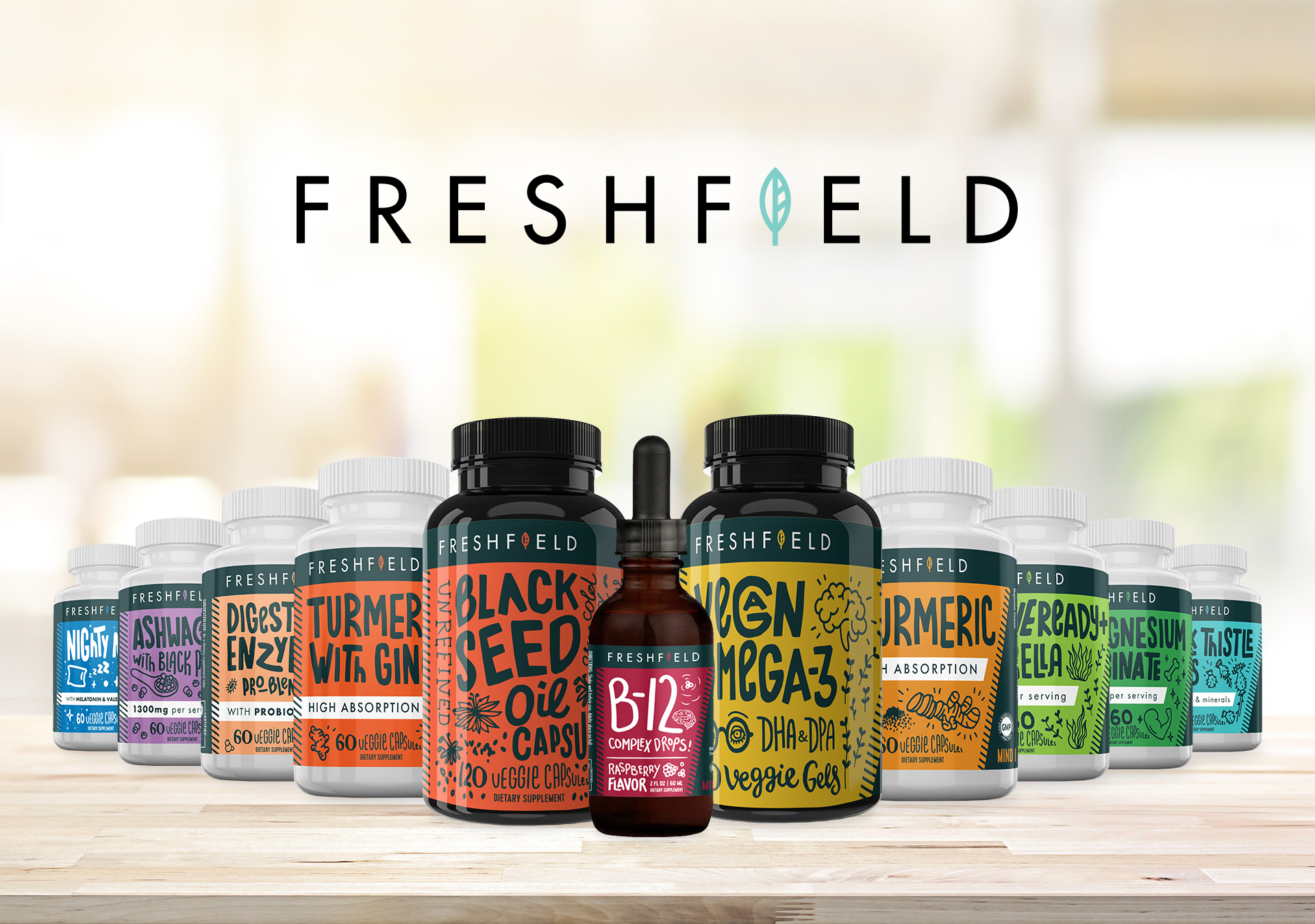 CPG Bottle Design for Supplement & Nutrition Product