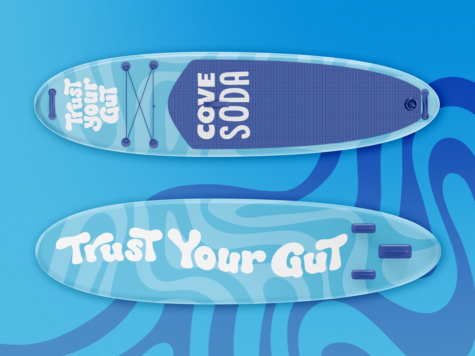 Paddle Board Design for Soda Brand