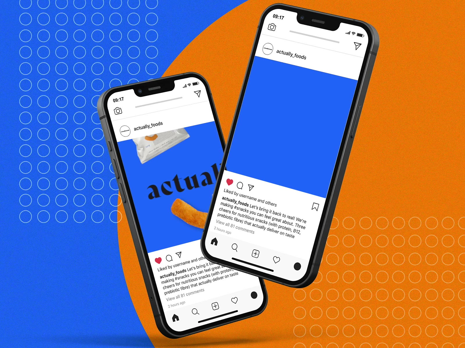 Social Media Animated Graphics for Snack Food Company