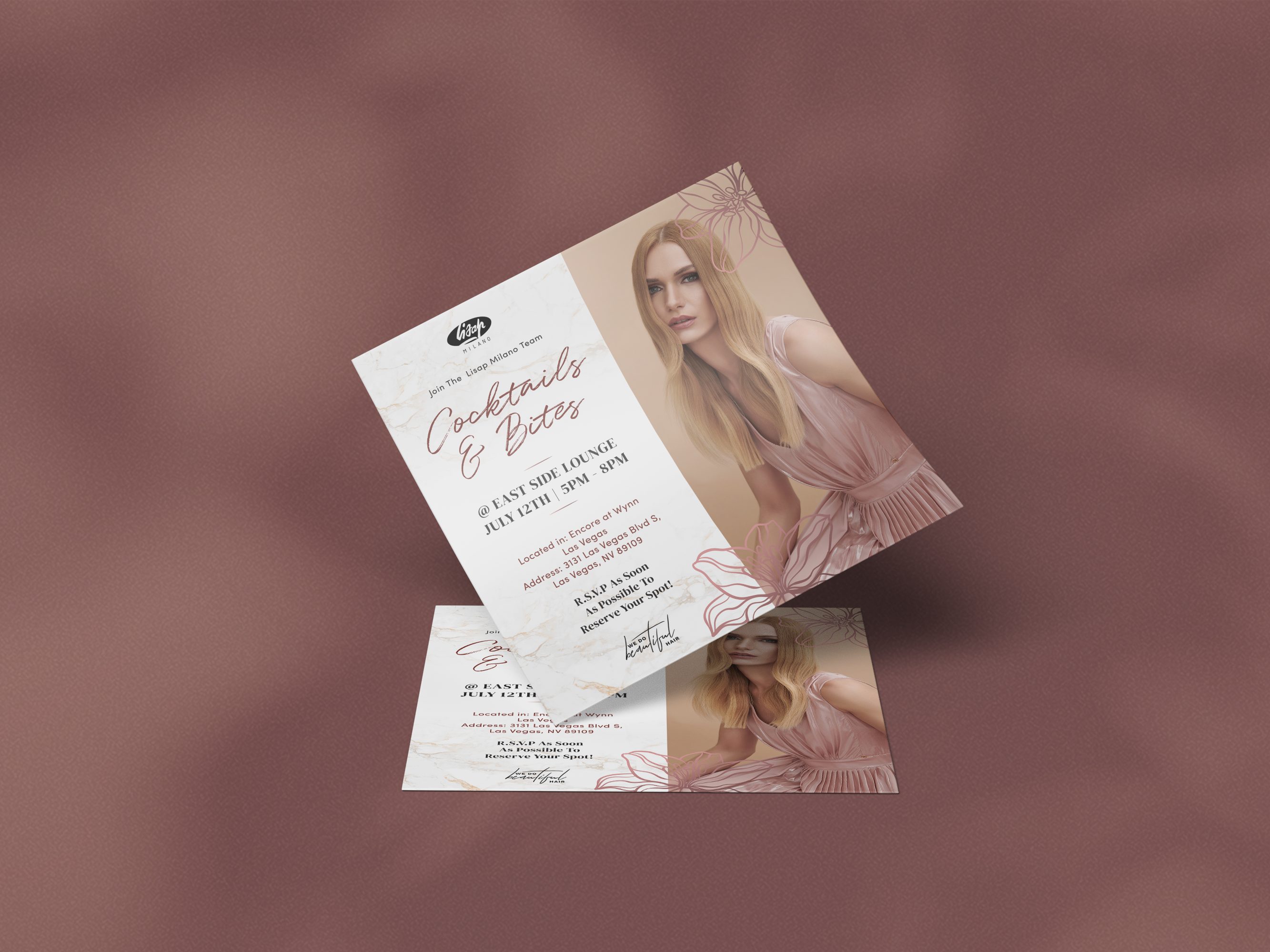 Cocktail Party Event Invite Card