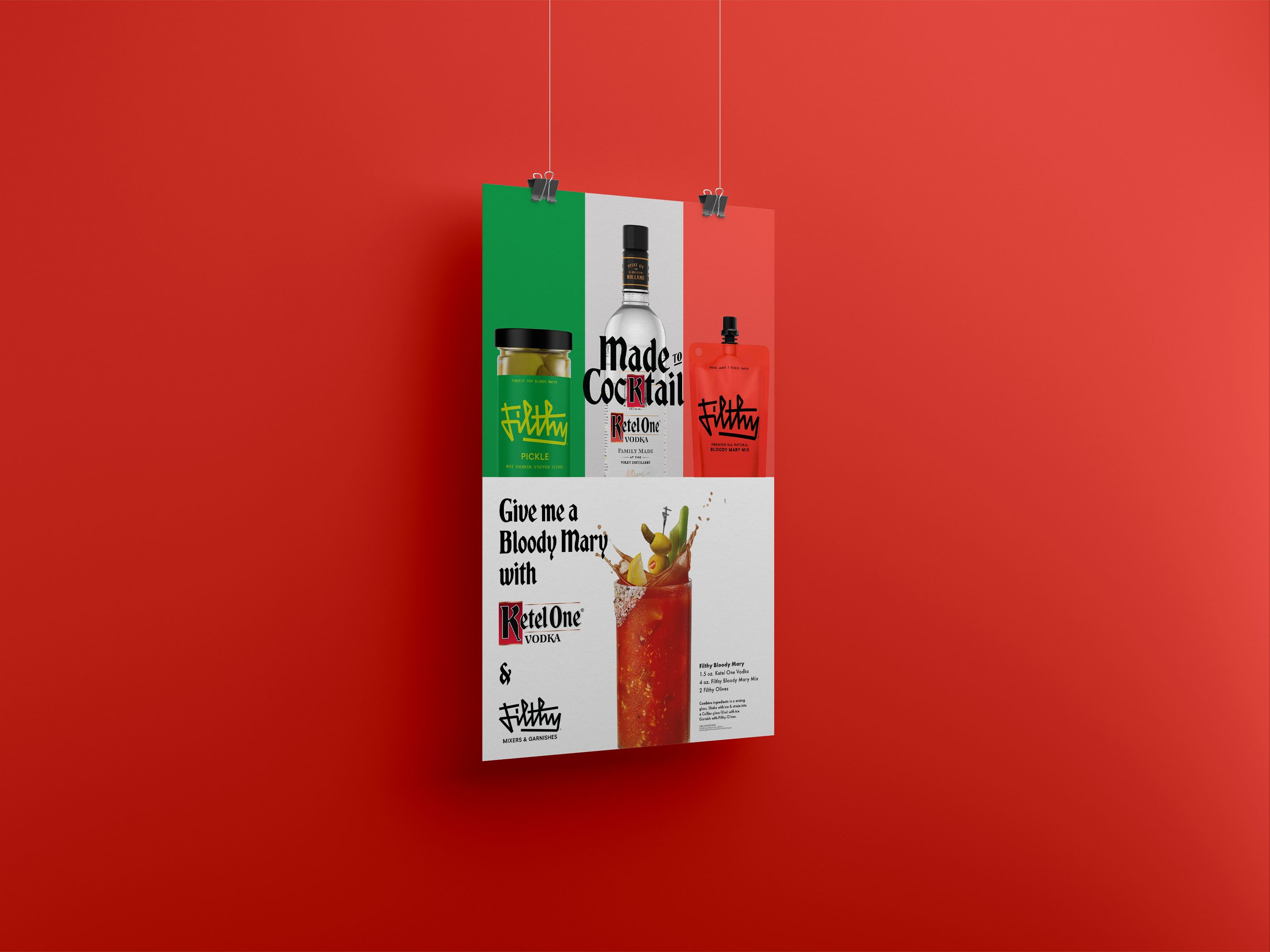 Bloody Mary Drink Poster