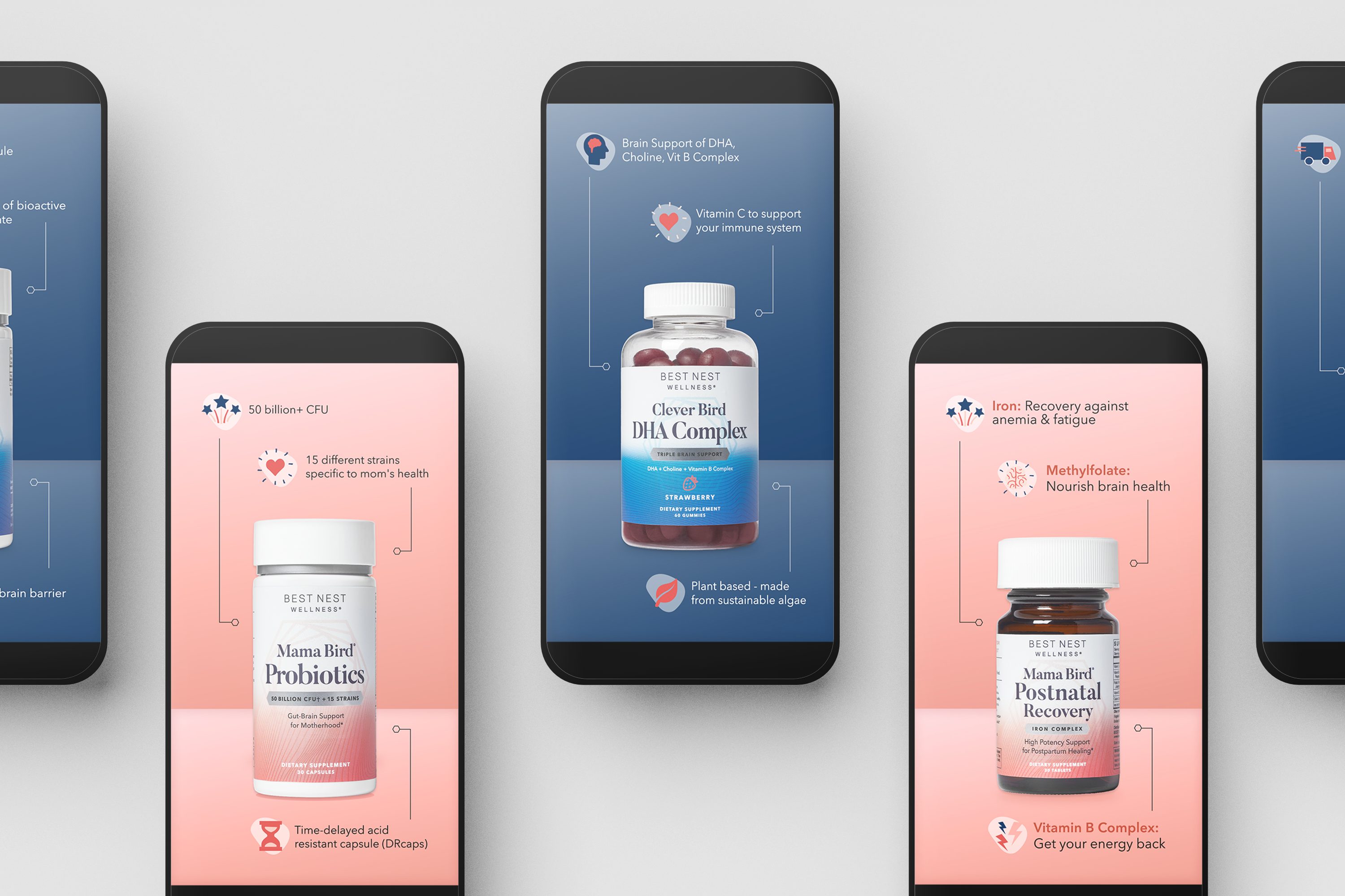 Vitamins Social Media Content Design