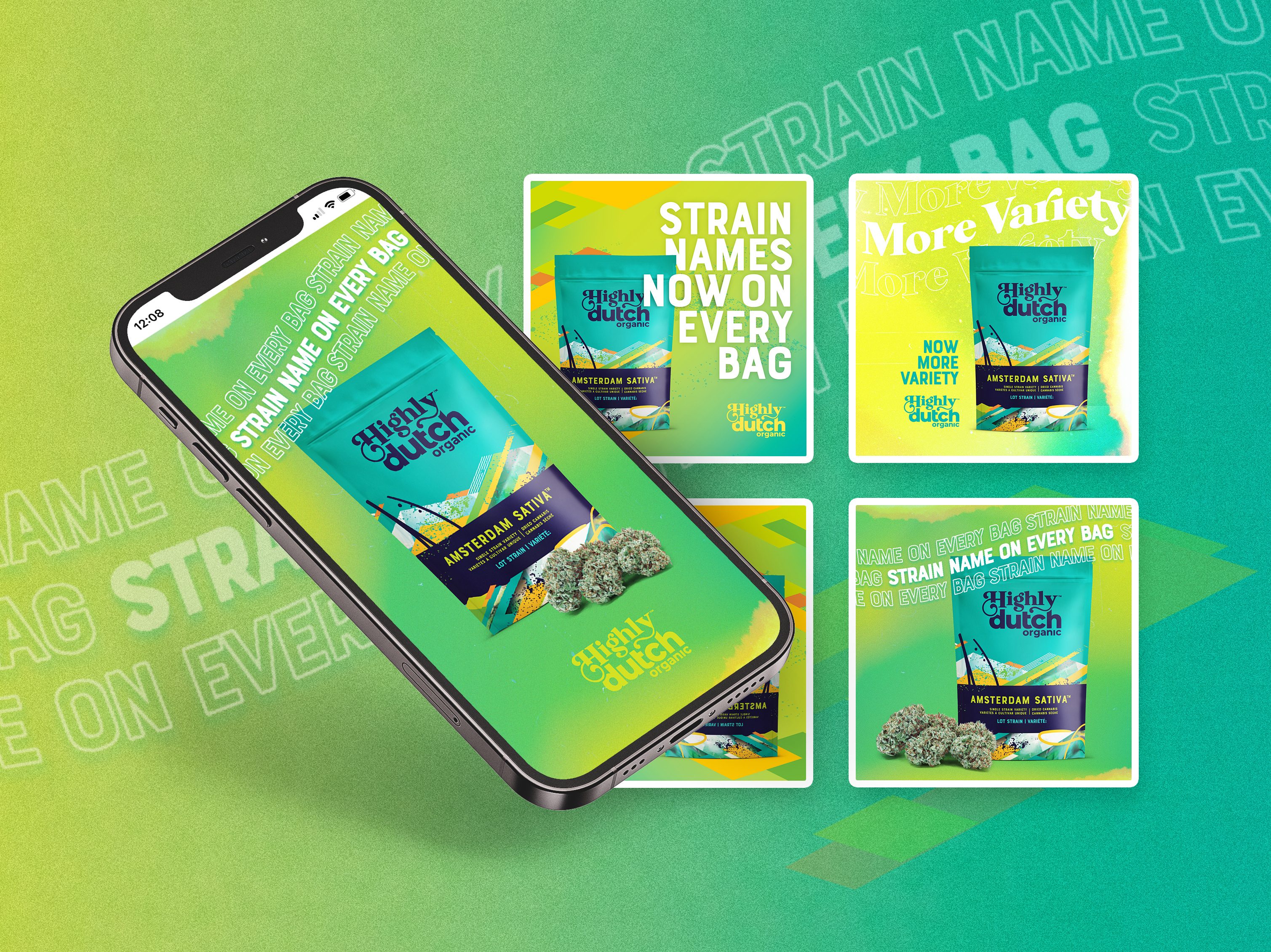 Cannabis Brand Social Media Design