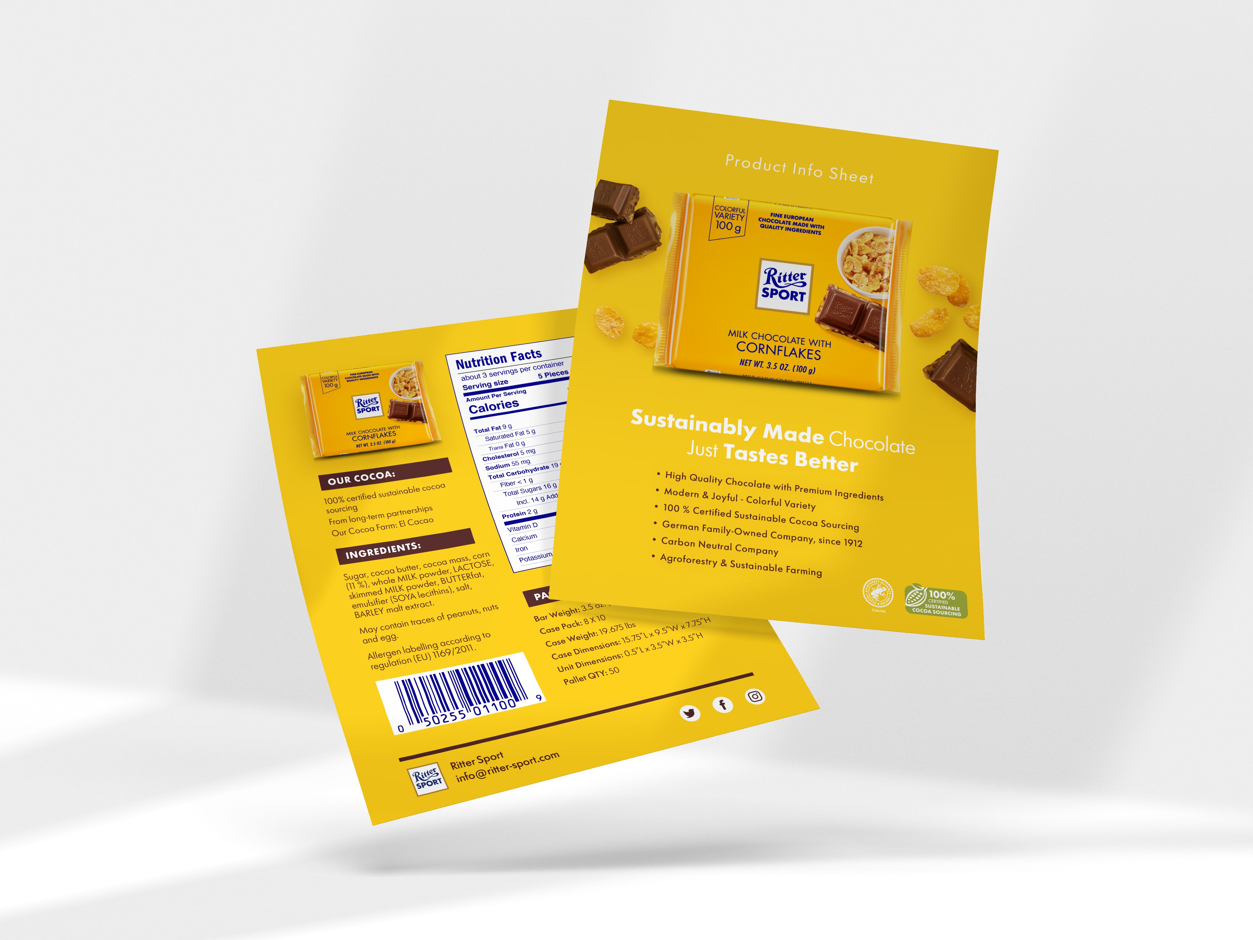 Chocolate Bar Sell Sheet