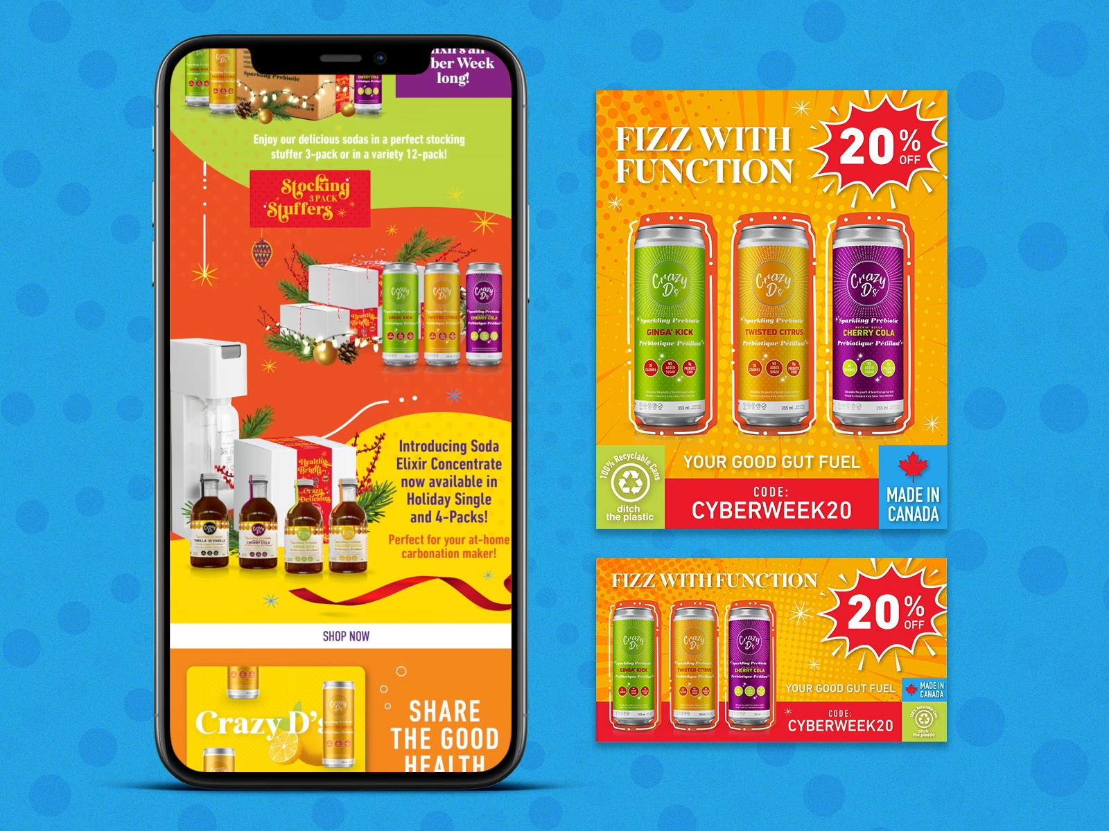 Black Friday Campaign Design for Beverage CPG