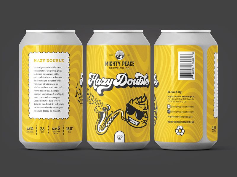 Illustration Can Design for Brewery
