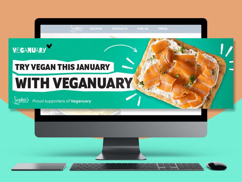 Promotional Website Graphics for Food Company