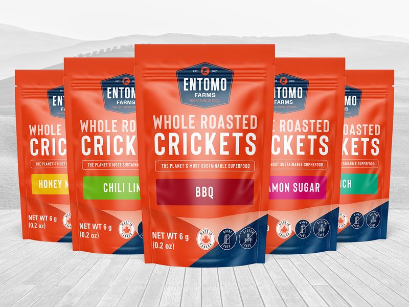 Various Flavour Line Packaging Design Mockup