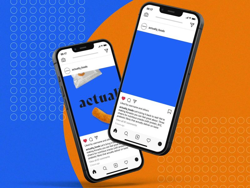 Social Media Animated Graphics for Snack Food Company