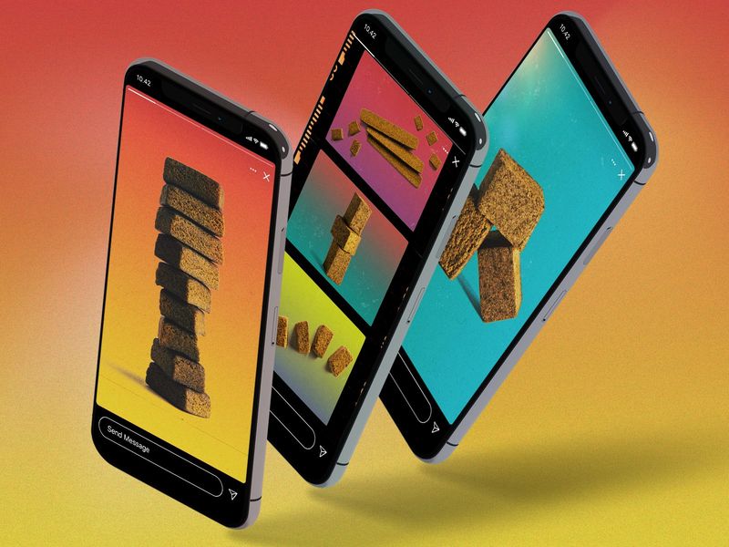 Social media and digital marketing graphic design for CPG cannabis brand Sizzle, product-forward visuals for Pop Rocks and Gummies used in retail and digital campaigns