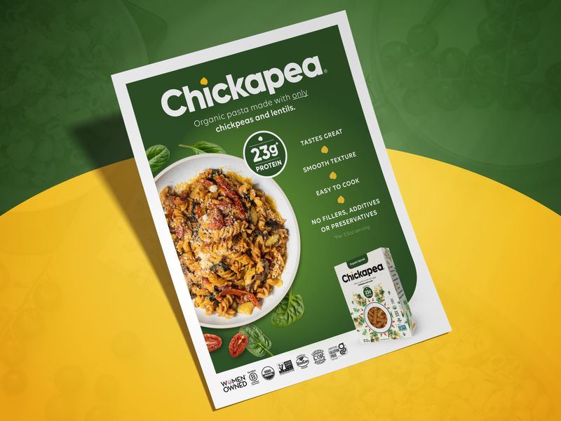 Health Food Sell Sheet Design