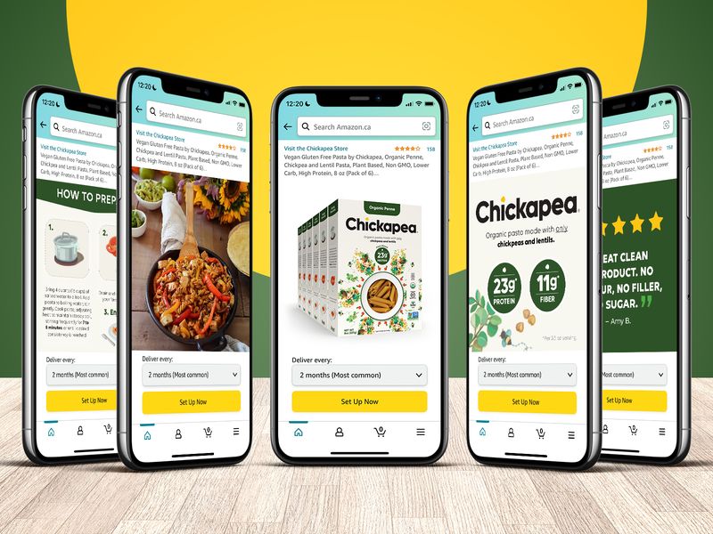 Amazon Ecommerce Graphics for Health Food Brand