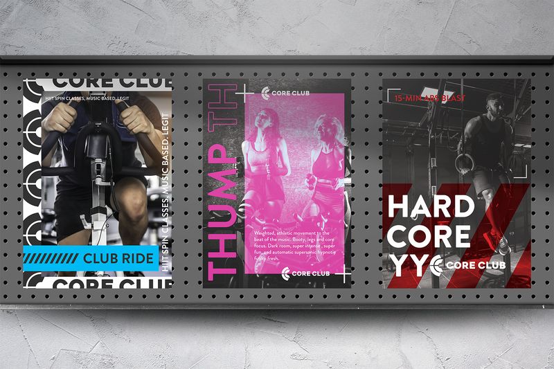 Fitness Club Flyer Designs