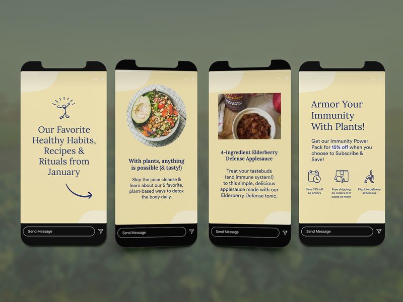 Healthy Informative Social Media Post Design