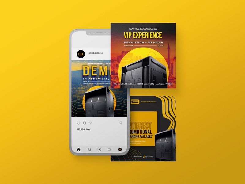 Music Speaker Social Media Design