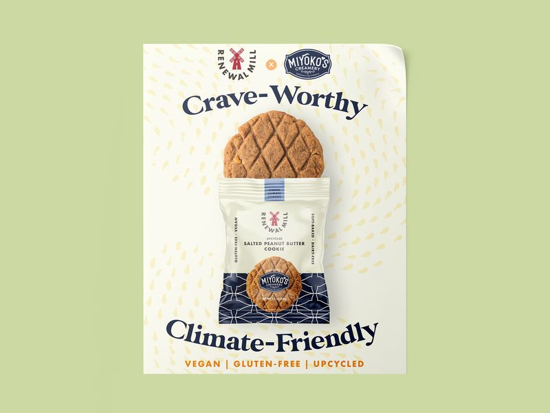 Vegan Cookie Brand Poster Design
