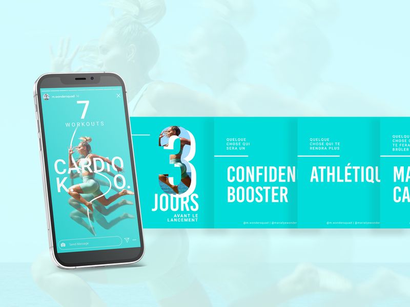 Social Media Design for Cardio App